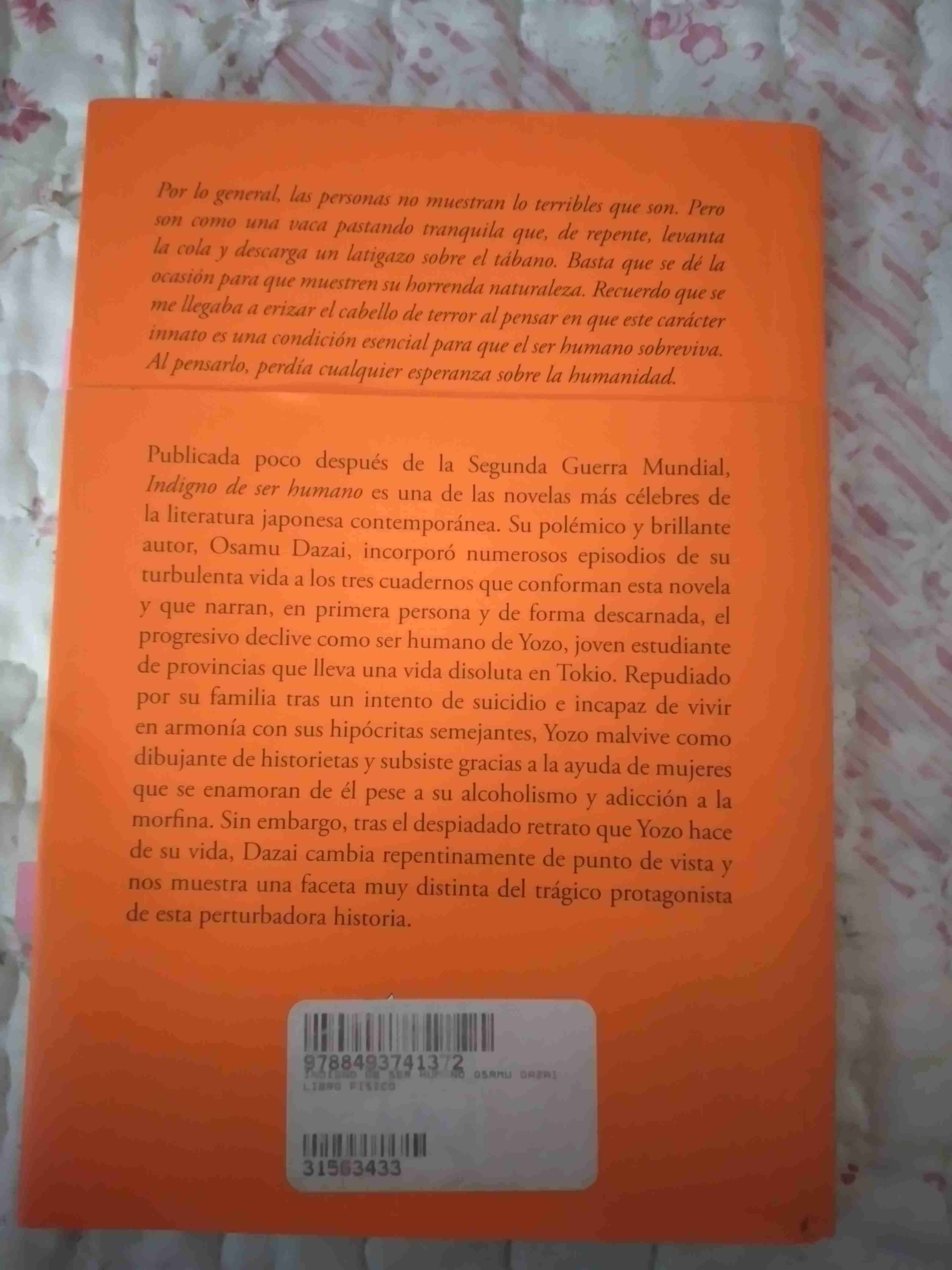 Libro 'Indigno de Ser Humano' de Osamu Dazai - miniatura 2