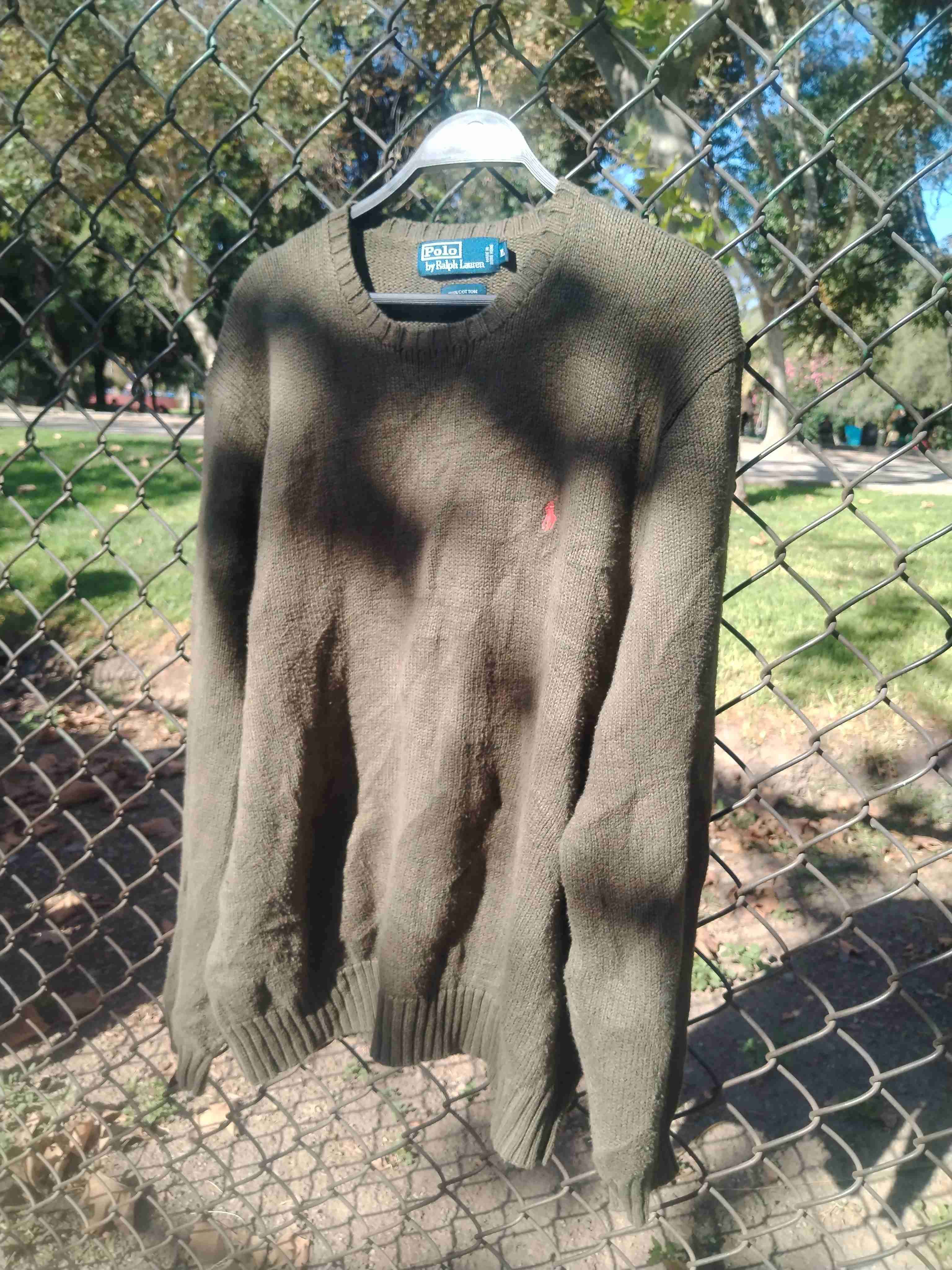 Suéter Polo Ralph Lauren verde olivo - miniatura 3