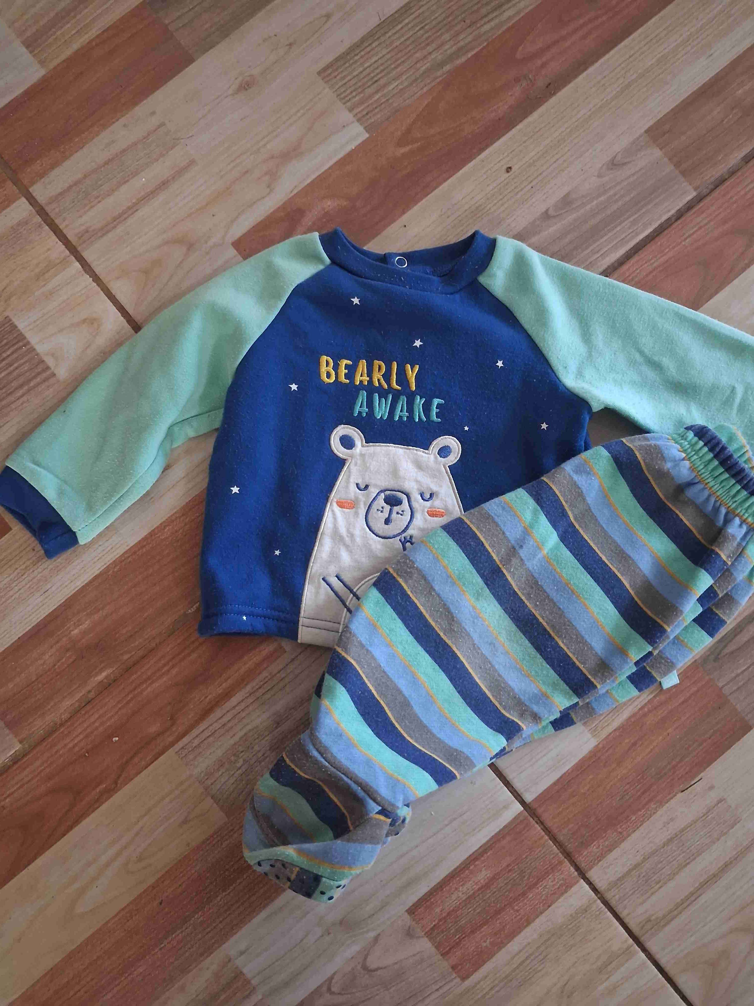 Pijama infantil oso azul - miniatura 1