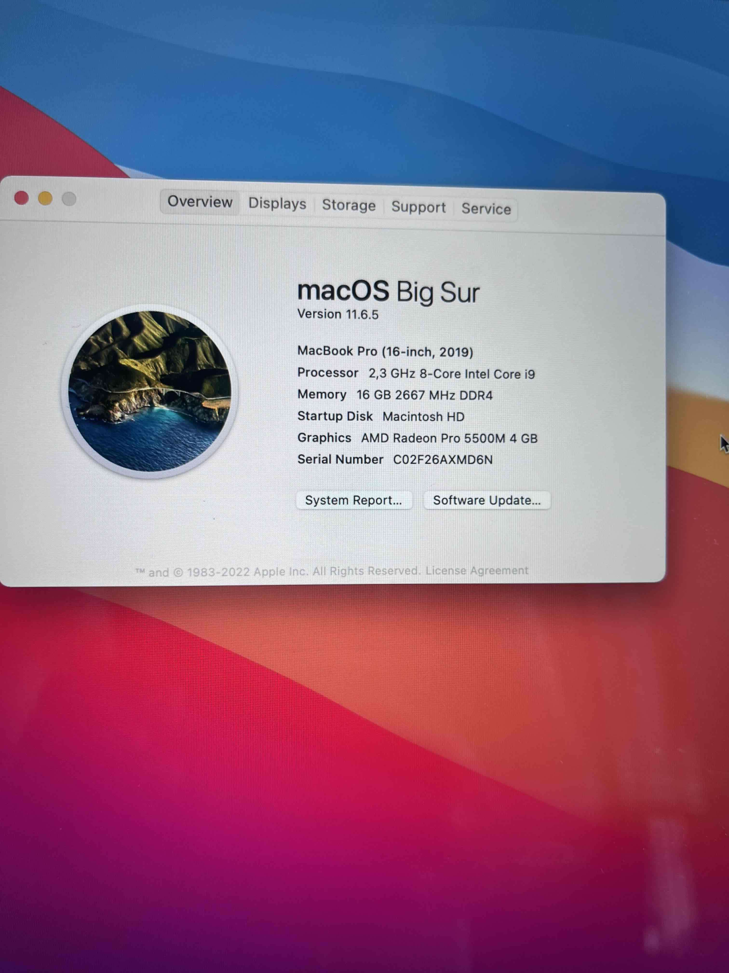 MacBook Pro 16 pulgadas 2019 - 6