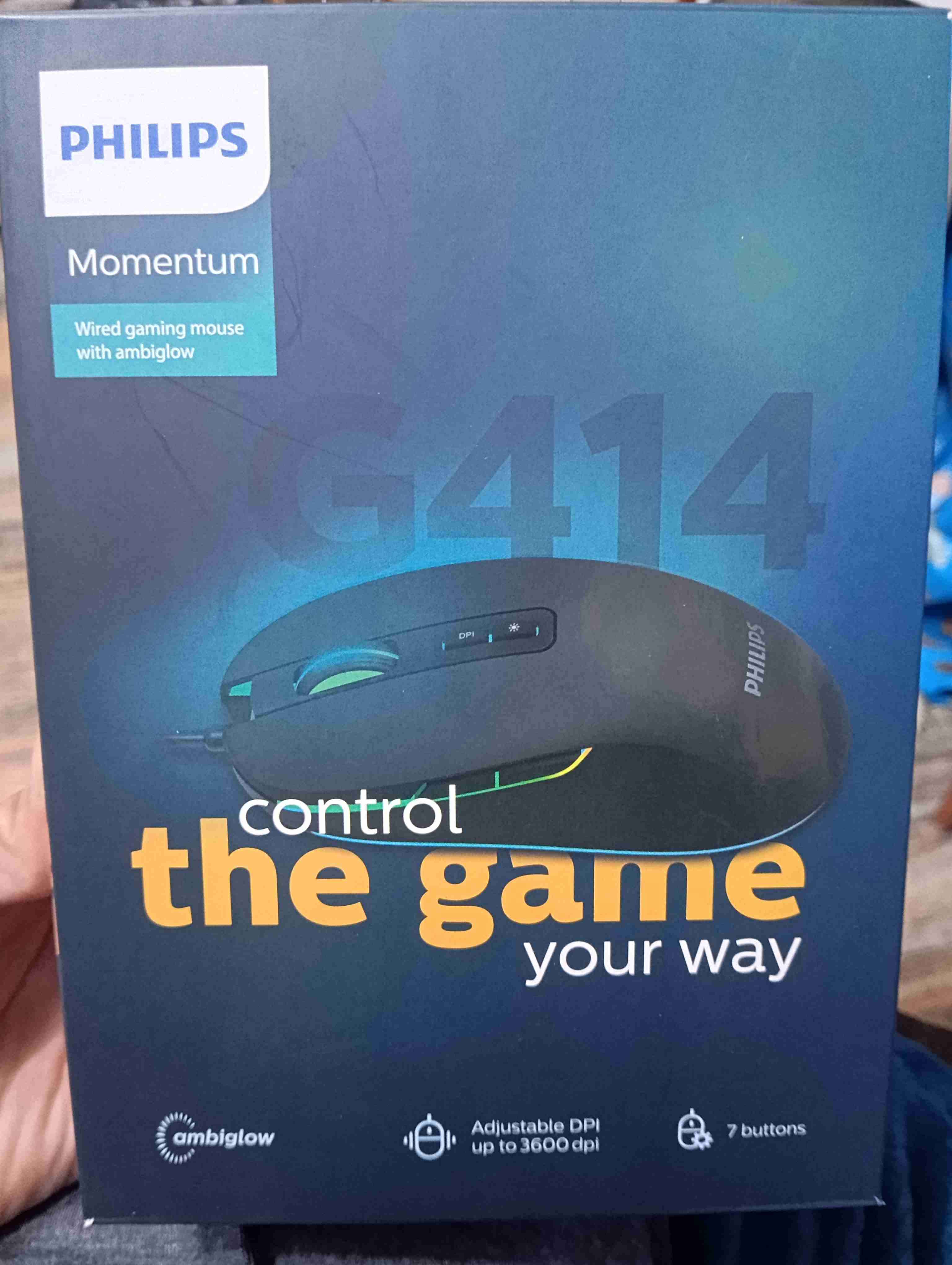 Mouse gamer Philips Momentum - miniatura 1