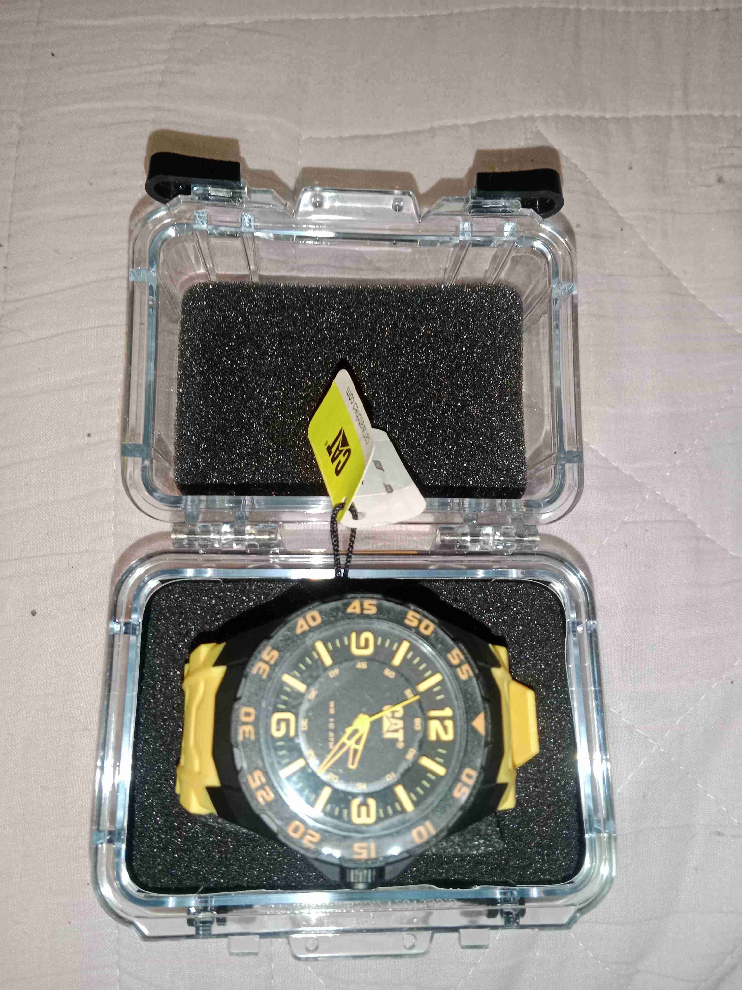 Reloj CAT amarillo y negro - 1