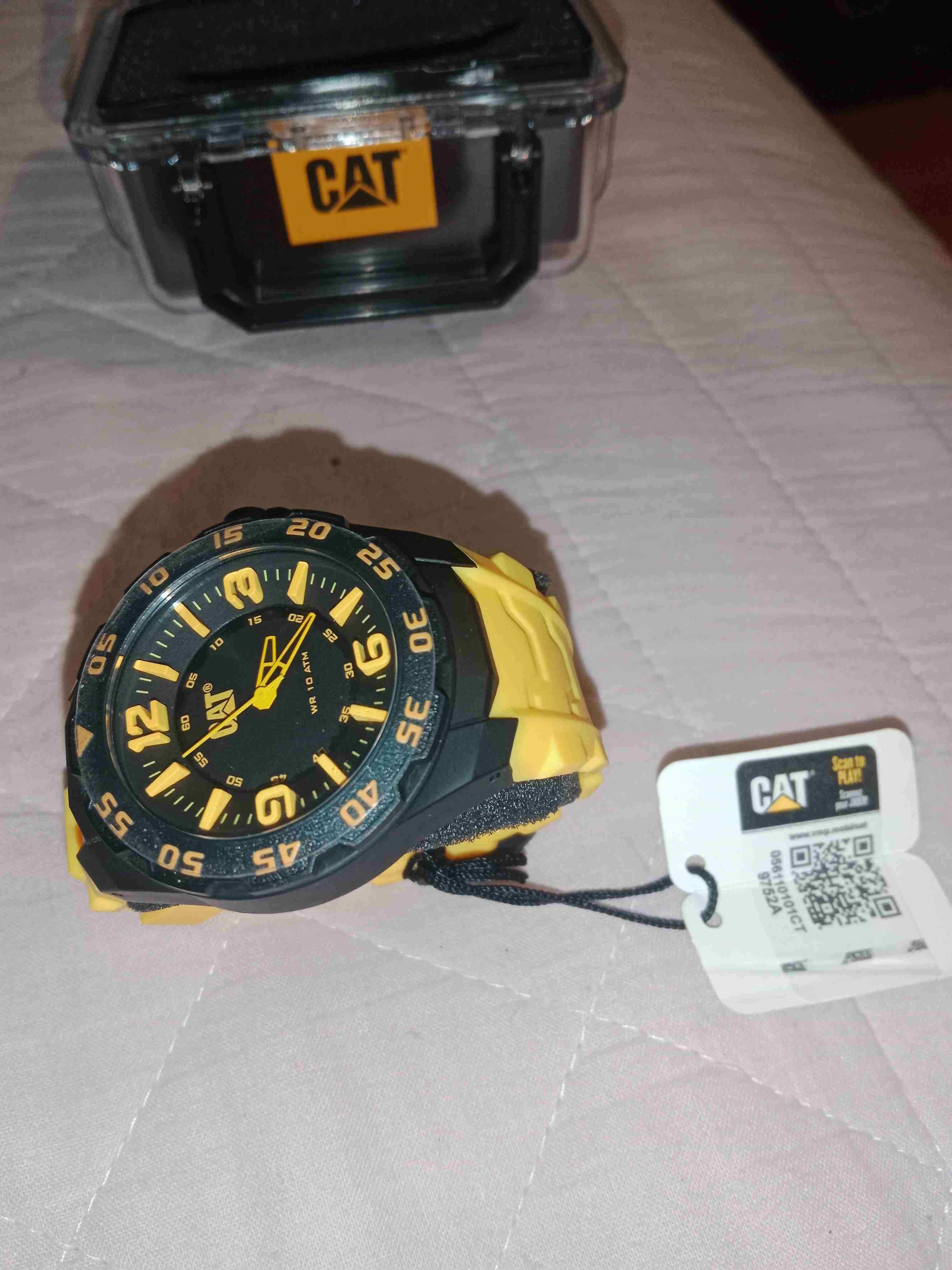 Reloj CAT amarillo y negro - 5