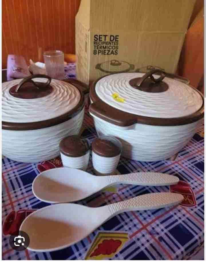 Set de recipientes térmicos 8 piezas - miniatura 1