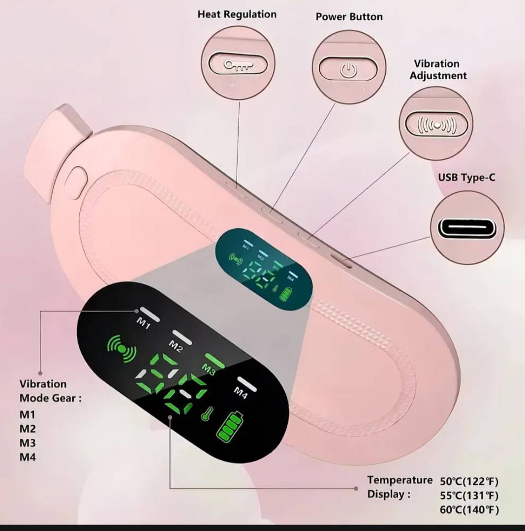 Calentador eléctrico portátil rosa - miniatura 1