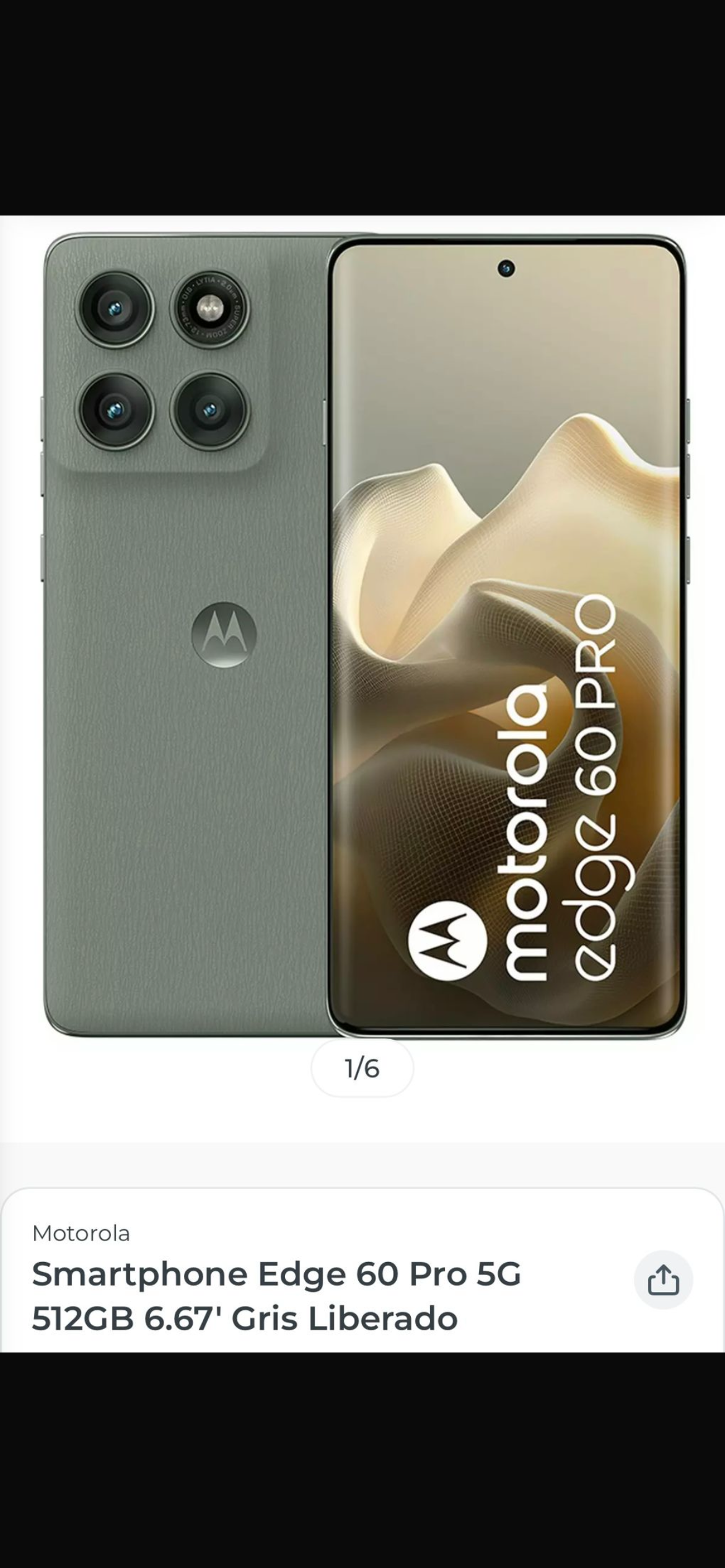 Smartphone Edge 60 Pro 5G 512GB