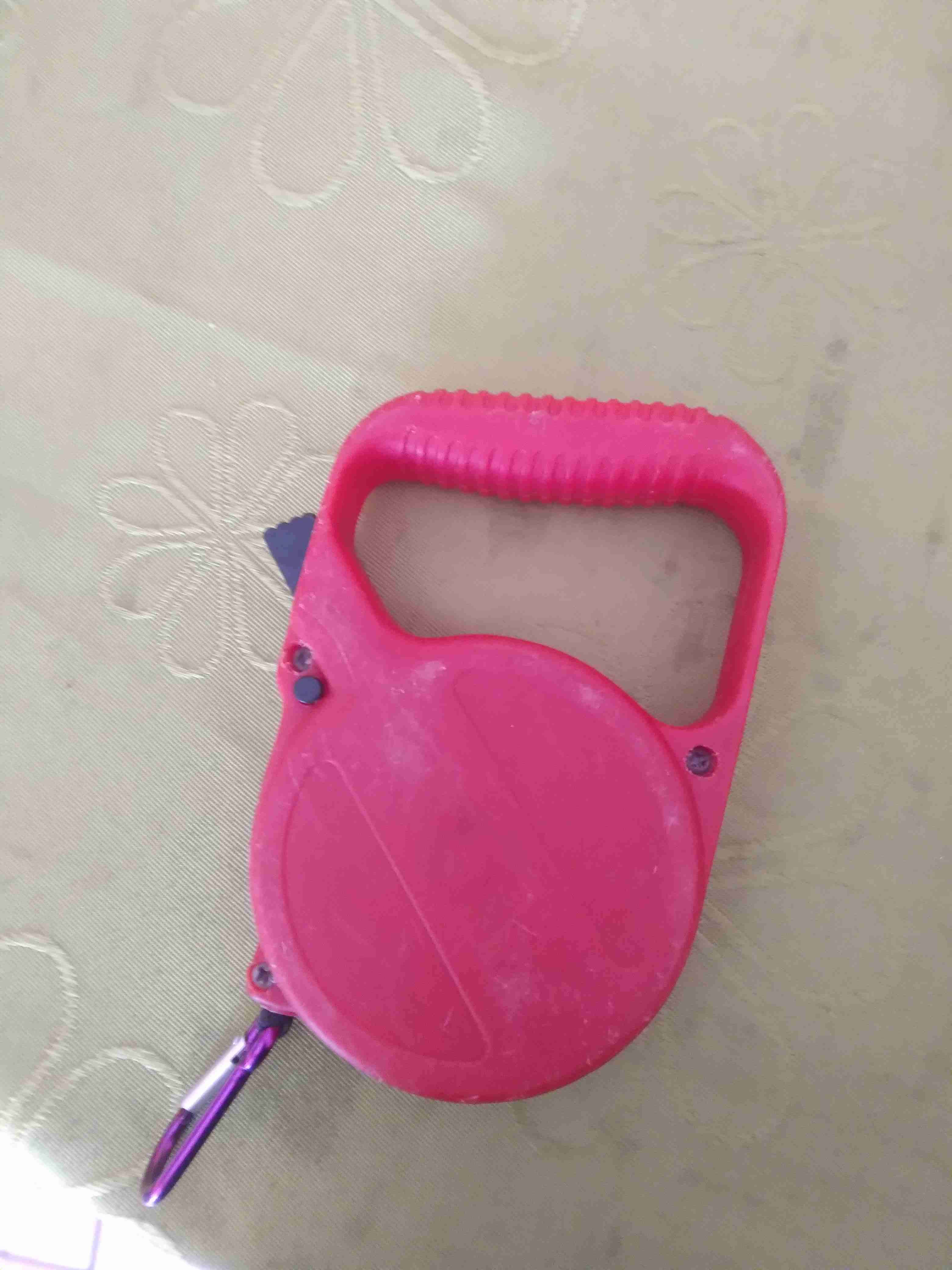 Correa extensible para perro rosada - miniatura 2