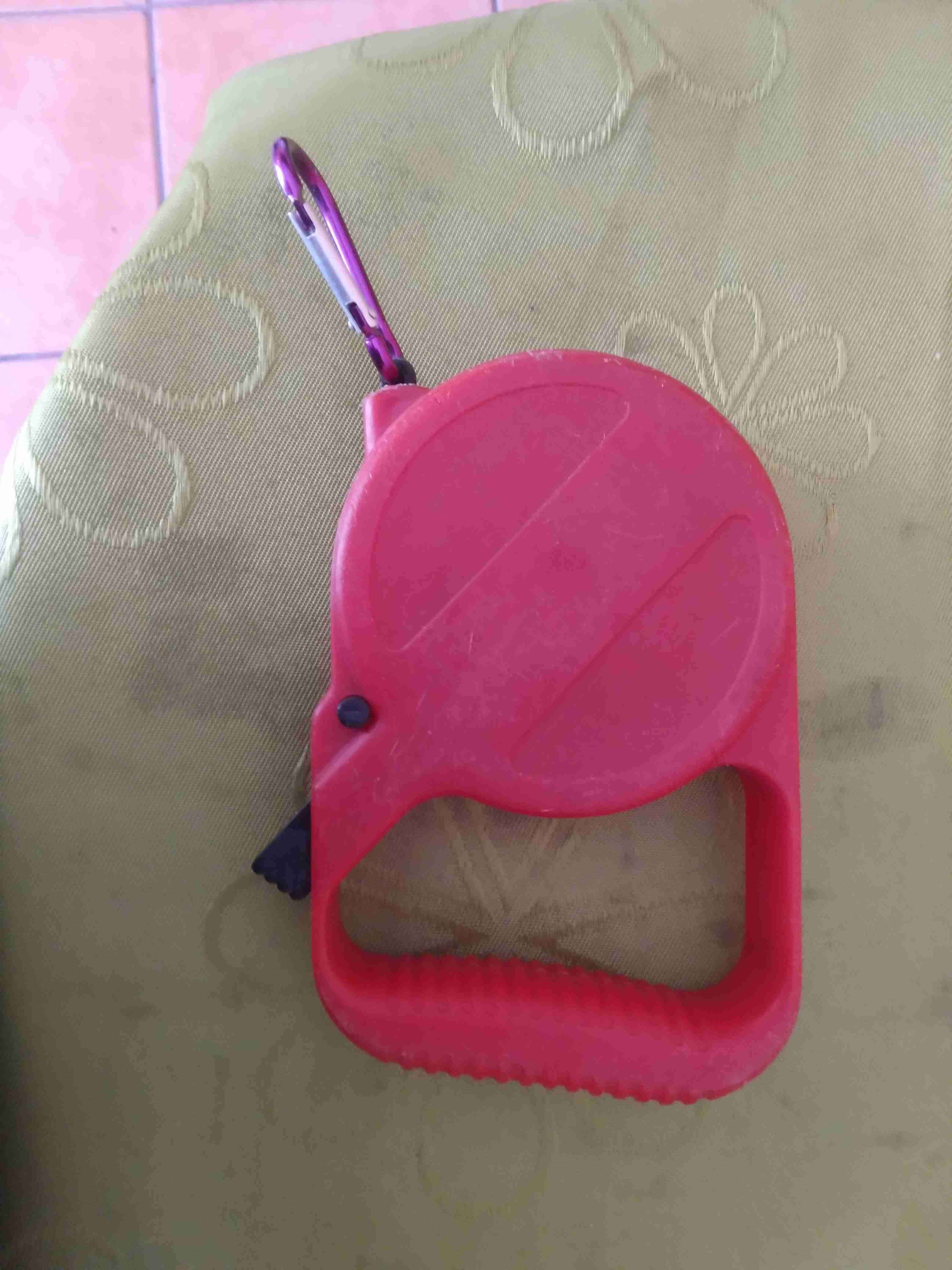 Correa extensible para perro rosada - miniatura 3