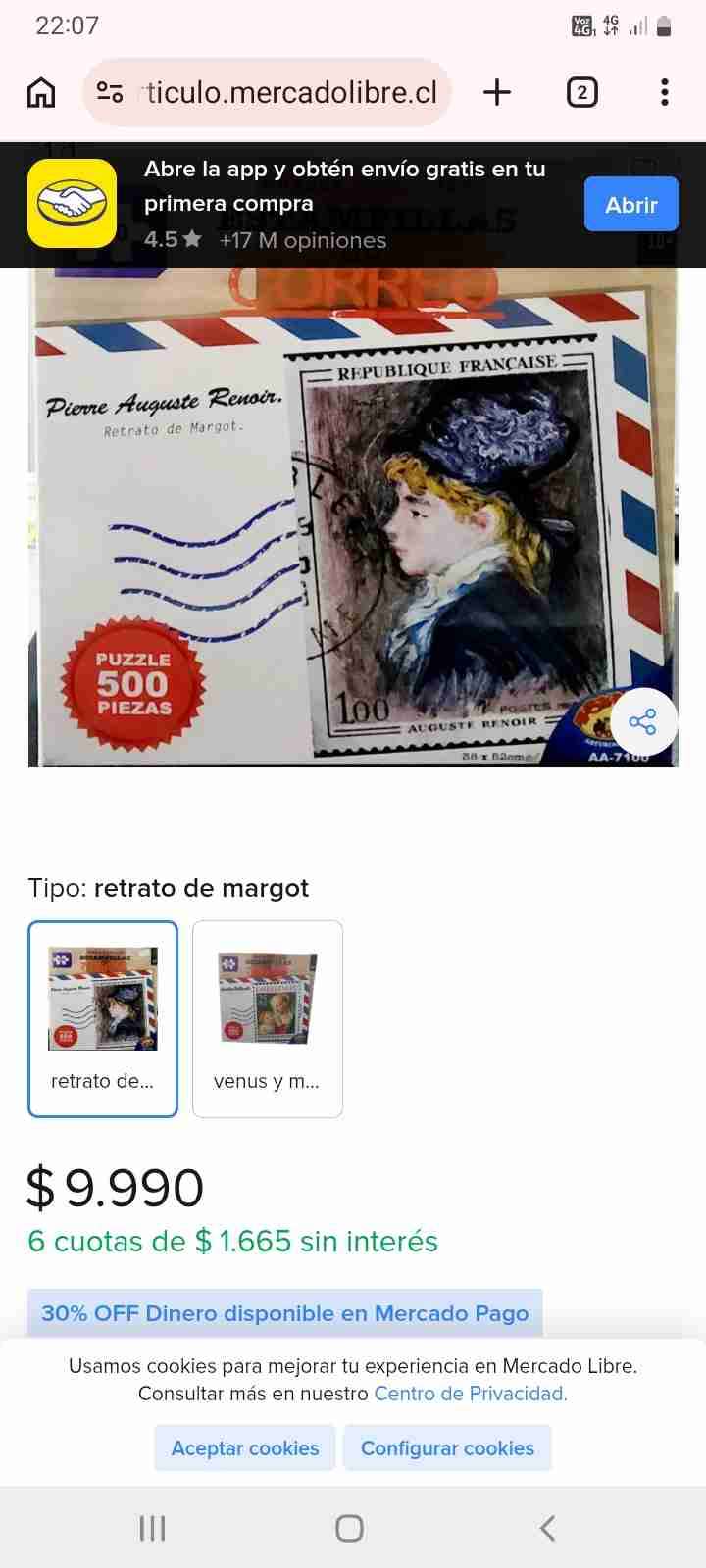 Rompecabezas Estampillas 500 piezas - miniatura 5