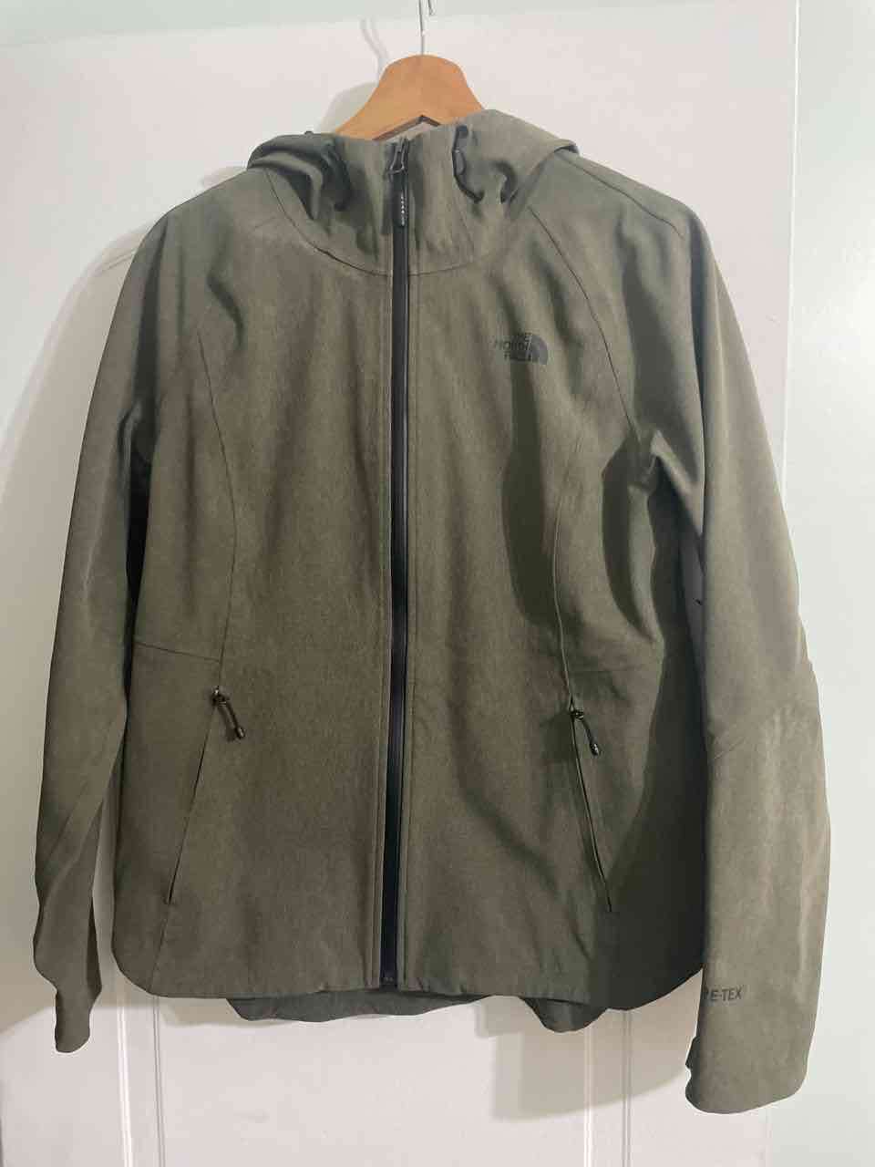 Chaqueta impermeable verde The North Face - miniatura 1