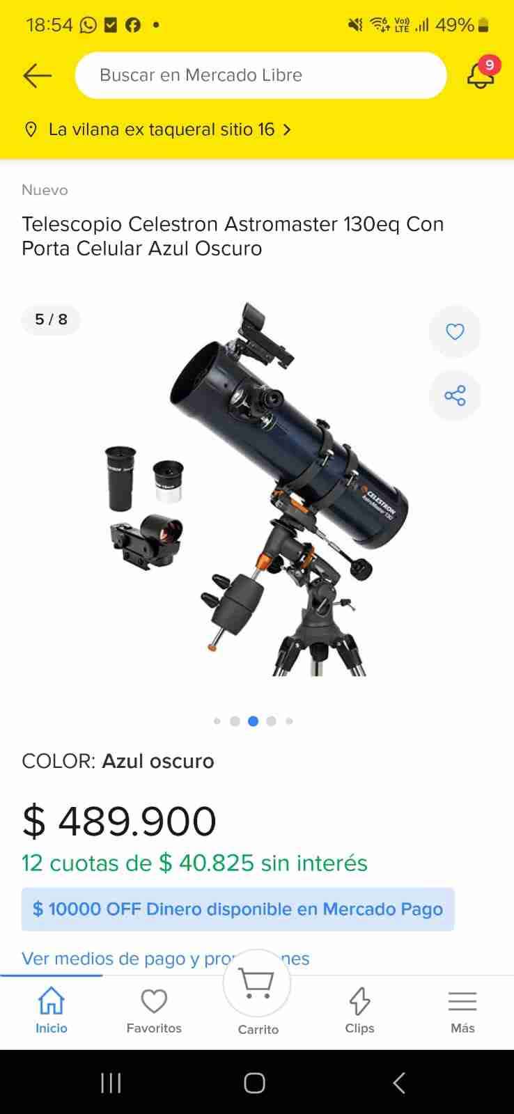 Telescopio Celestron AstroMaster 130 - 6