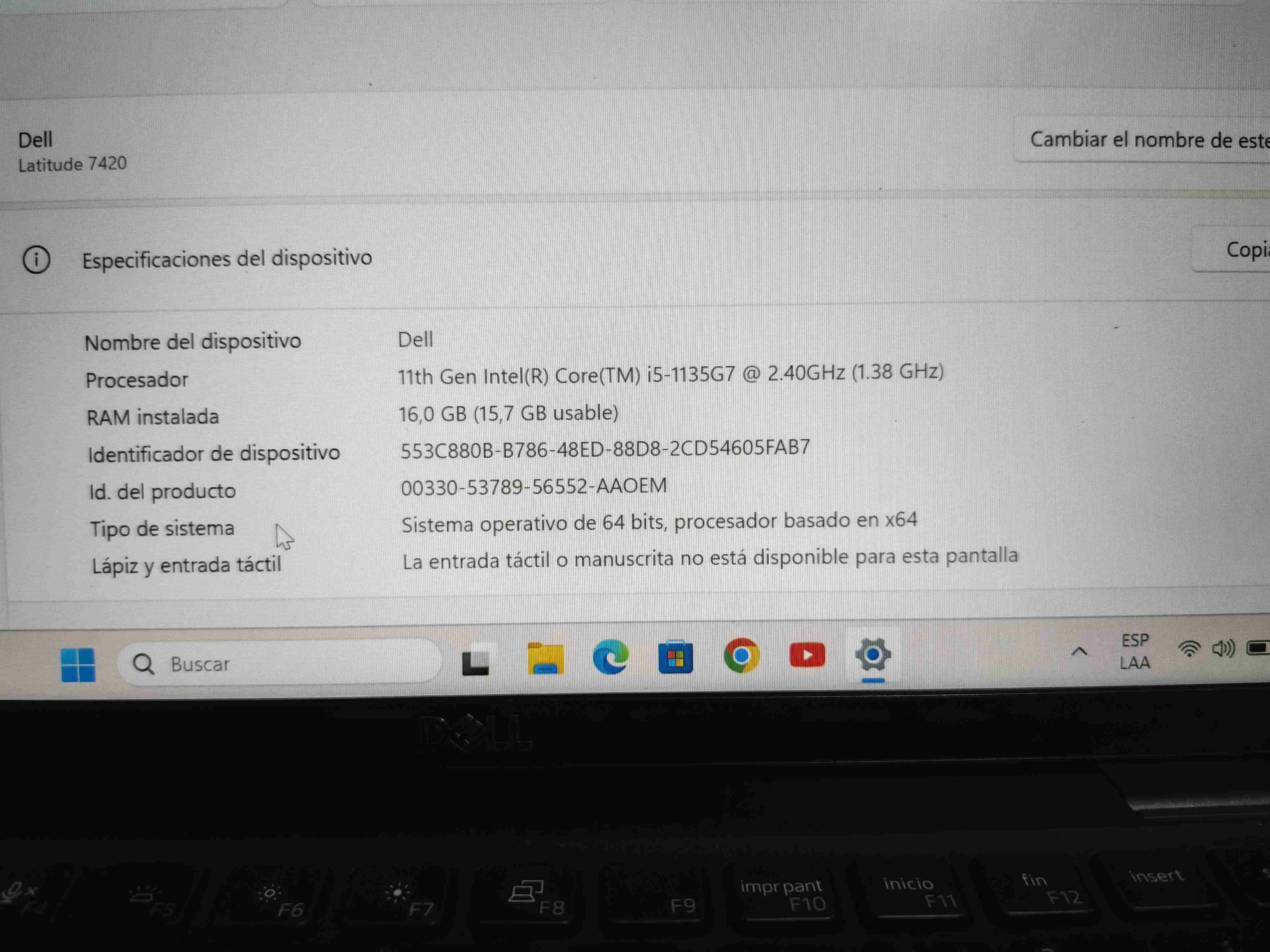 Laptop Dell negro usada I5 - miniatura 6
