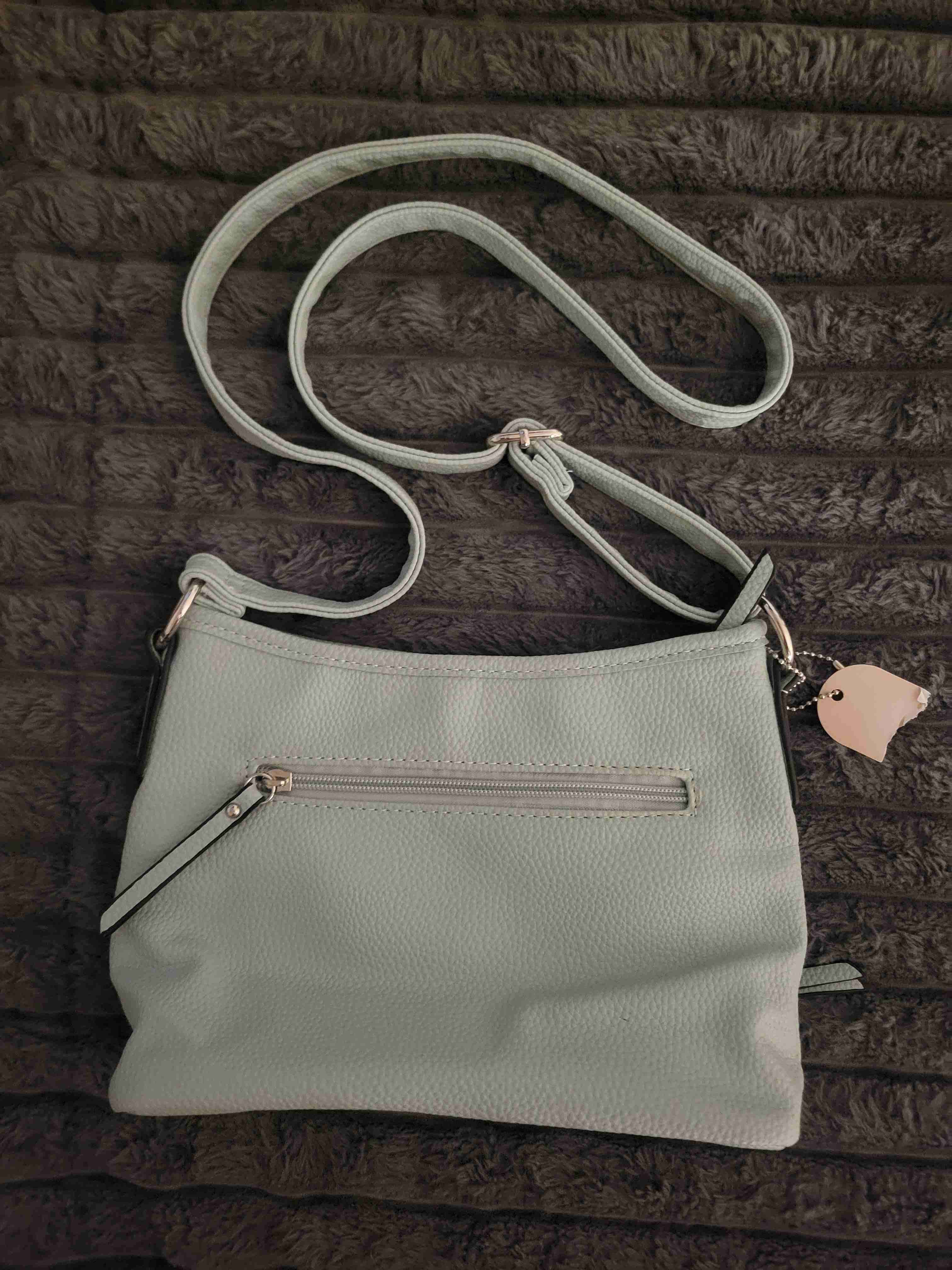 Cartera celeste Sei con correa - miniatura 2