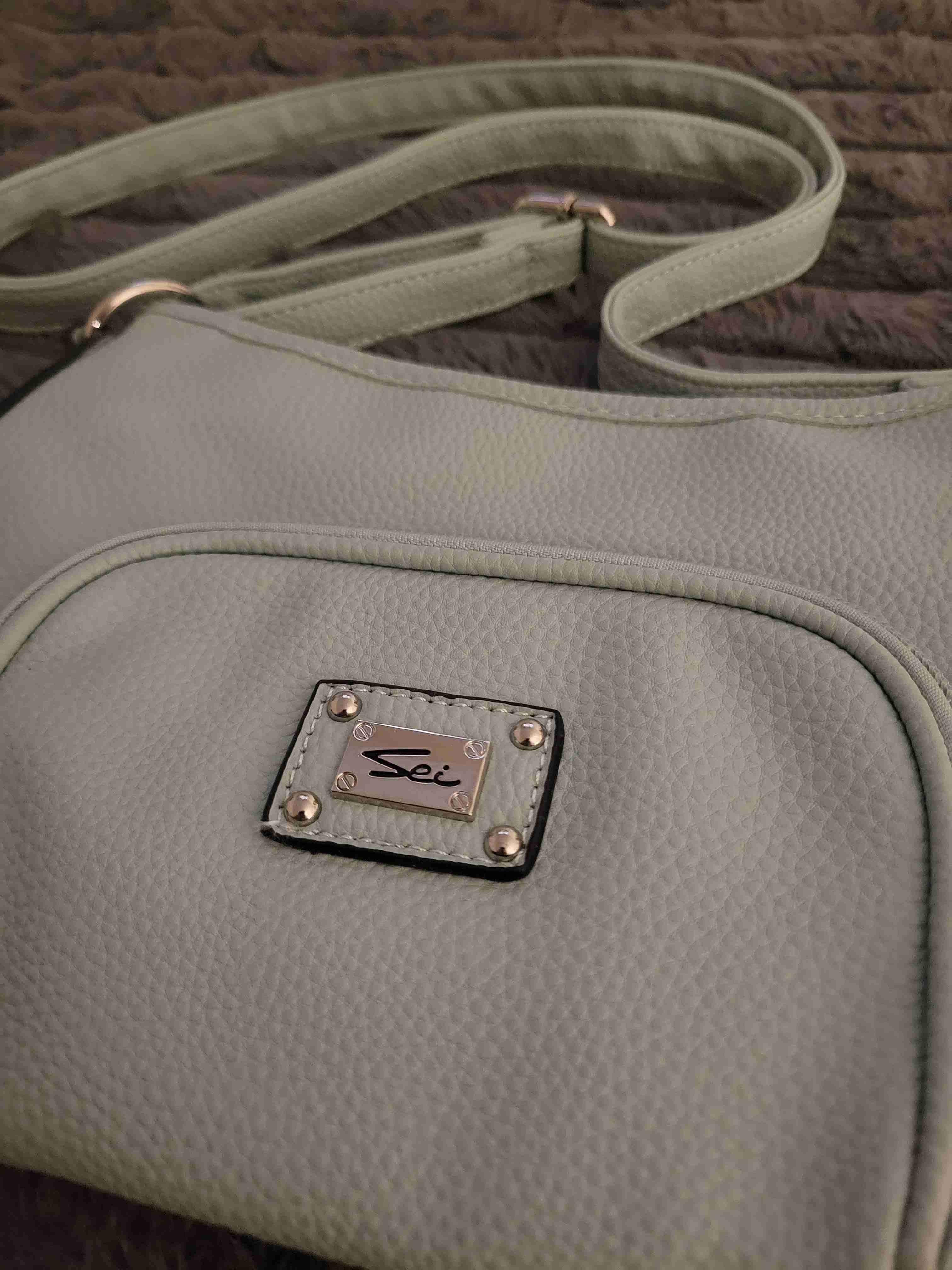 Cartera celeste Sei con correa - miniatura 4