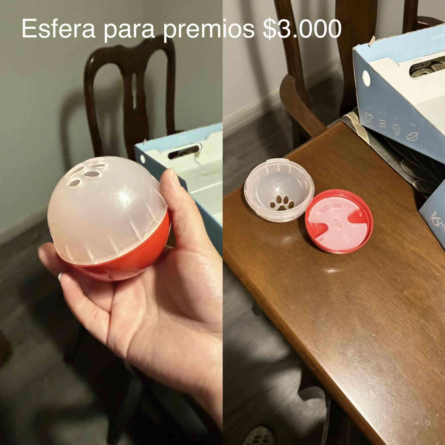 Esfera dispensadora de premios