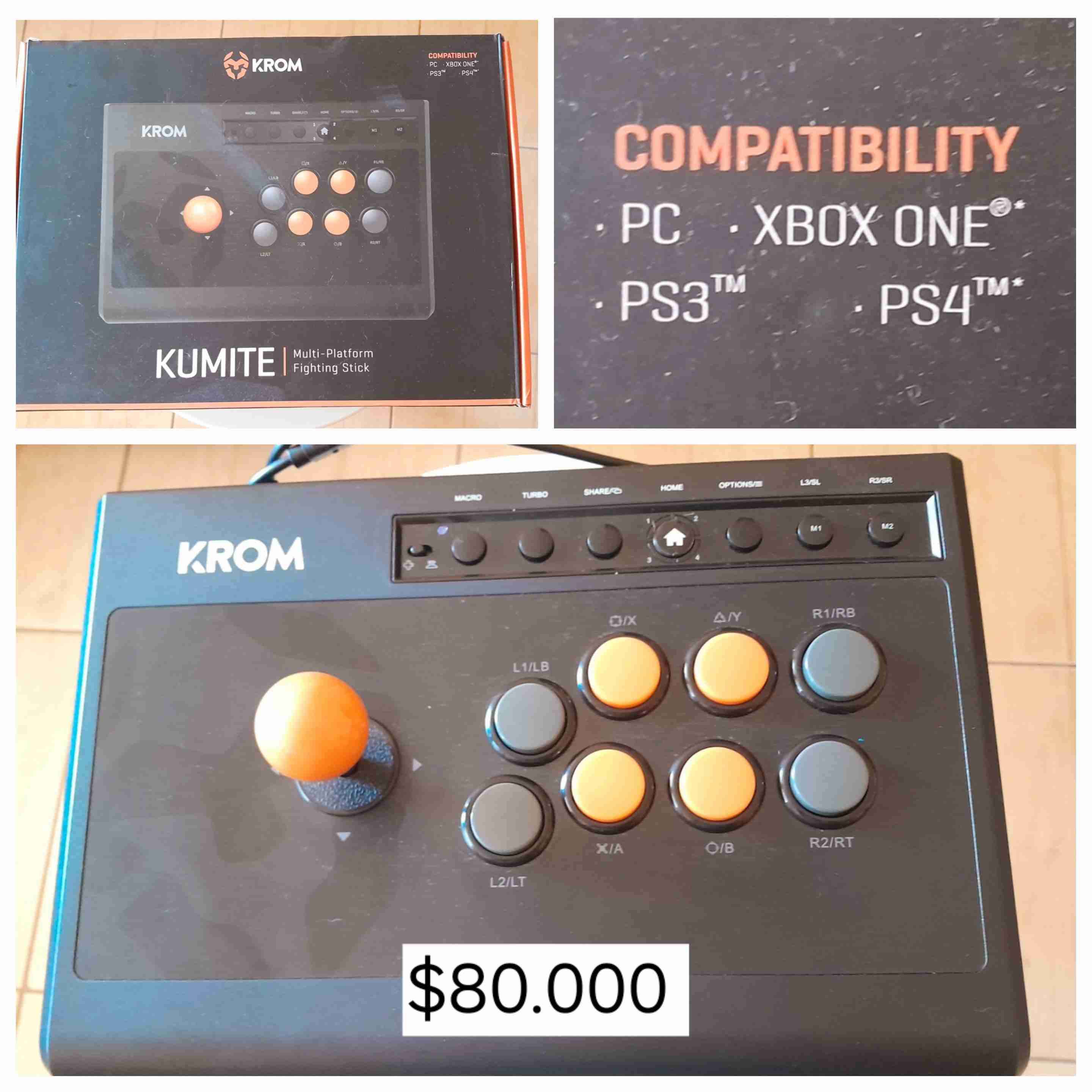 Control arcade Krom Kumite