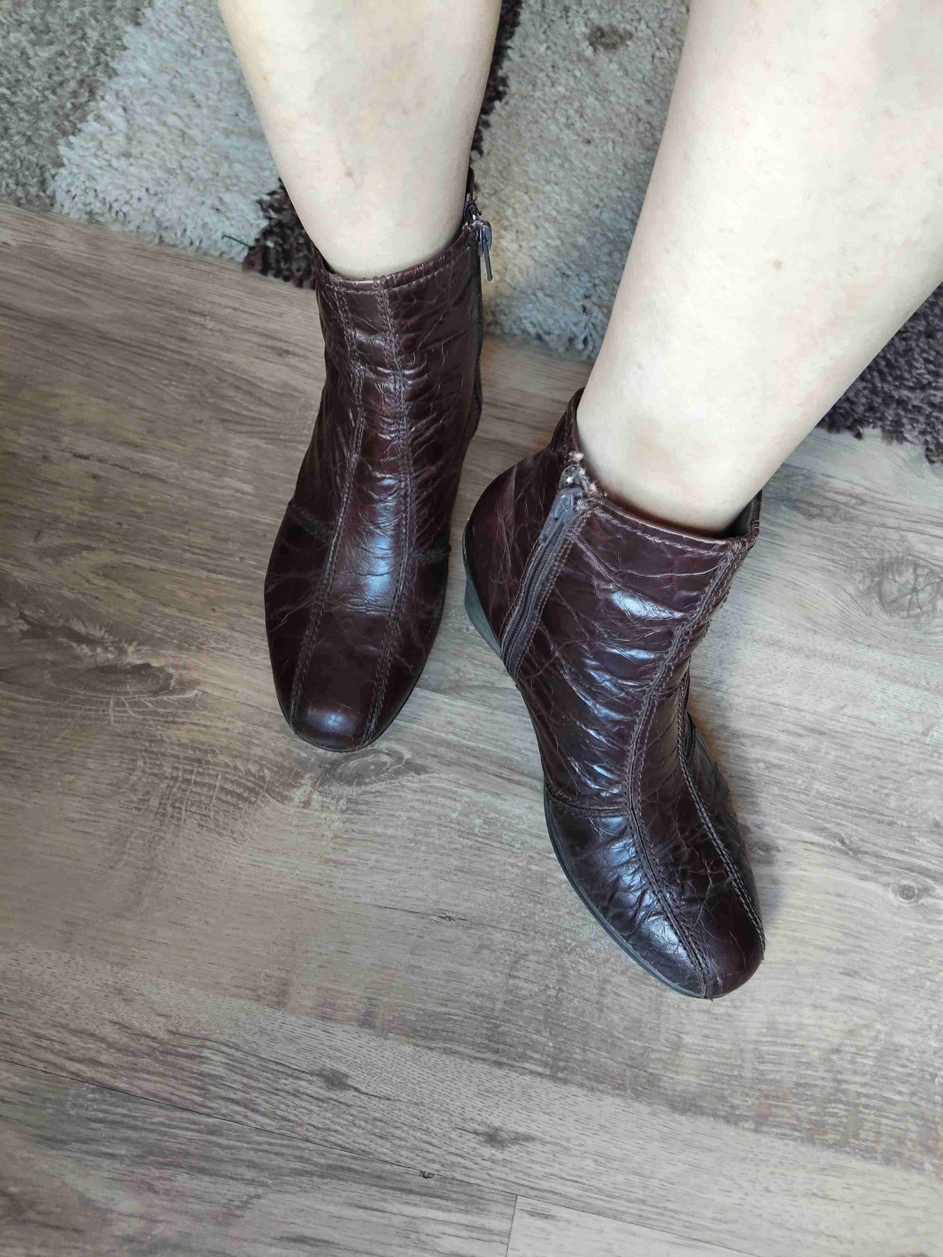 Botines marrones de cuero - miniatura 2