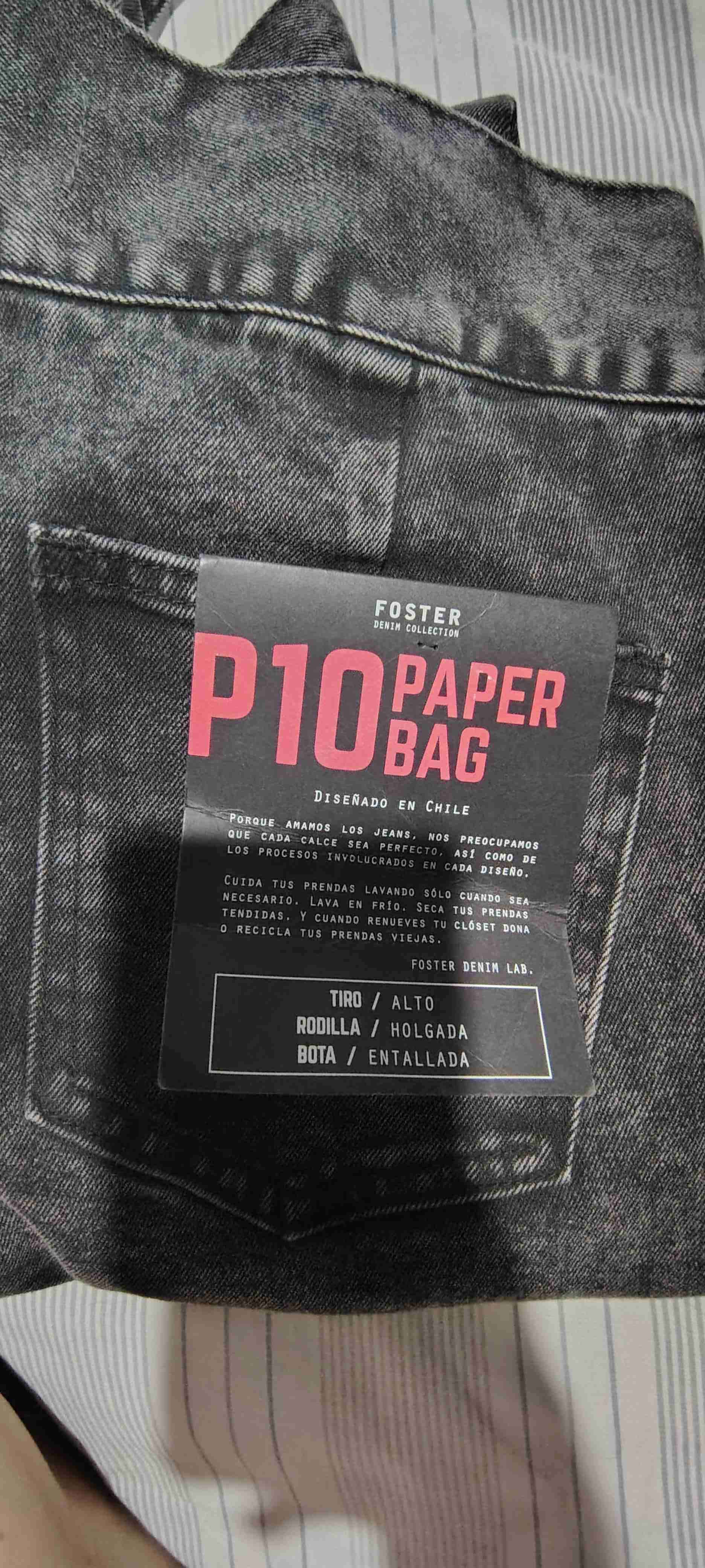 Jeans gris ajustados para mujer - miniatura 4