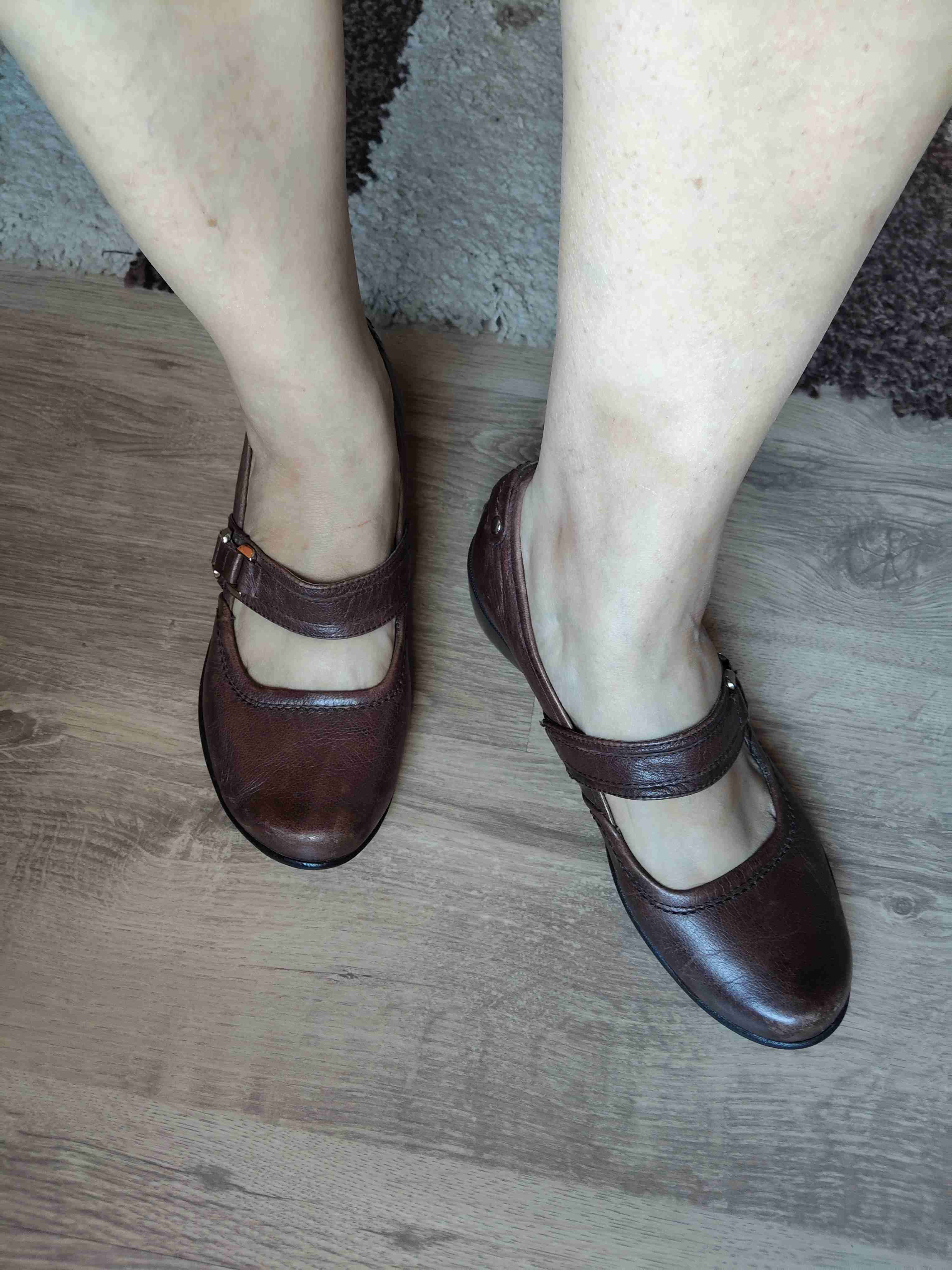 Zapatos marrones de cuero - miniatura 3