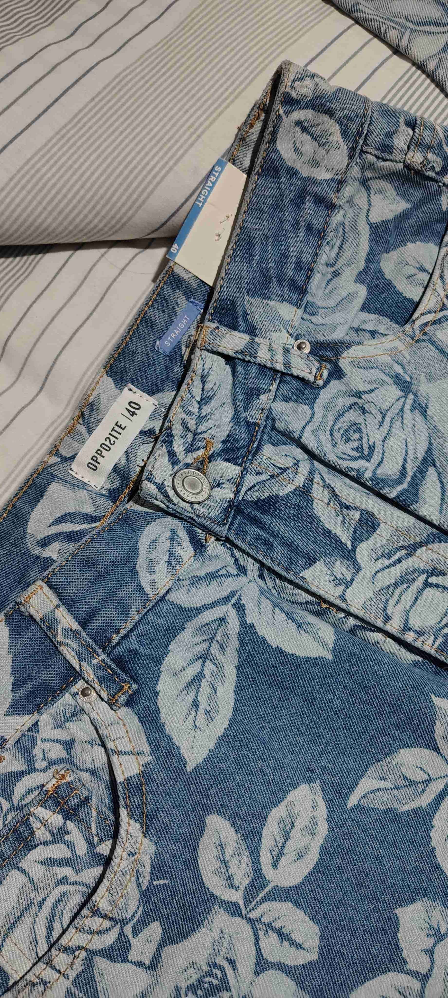 Jeans Opposite estampado floral - miniatura 1