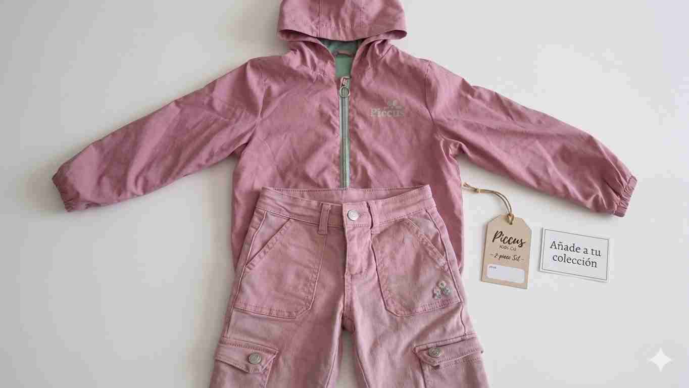 Tenida color rosa para niña 2 a 4 años - miniatura 2