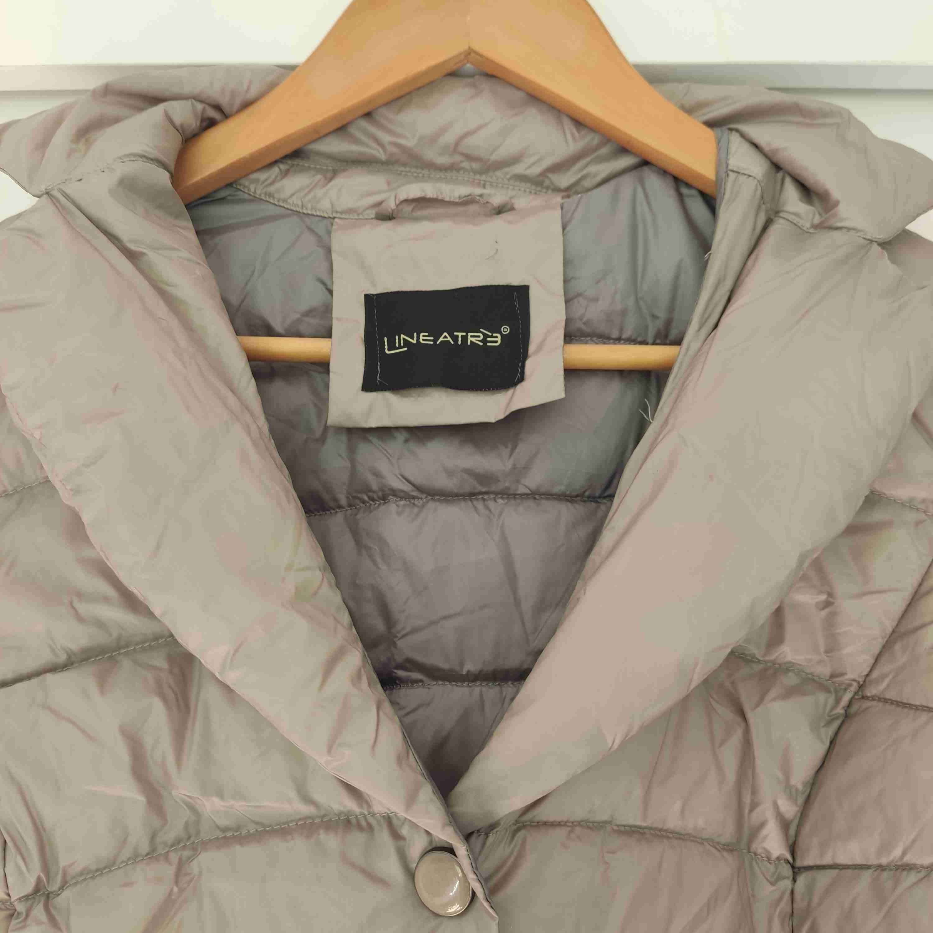 Chaqueta acolchada Lineatre beige - 1