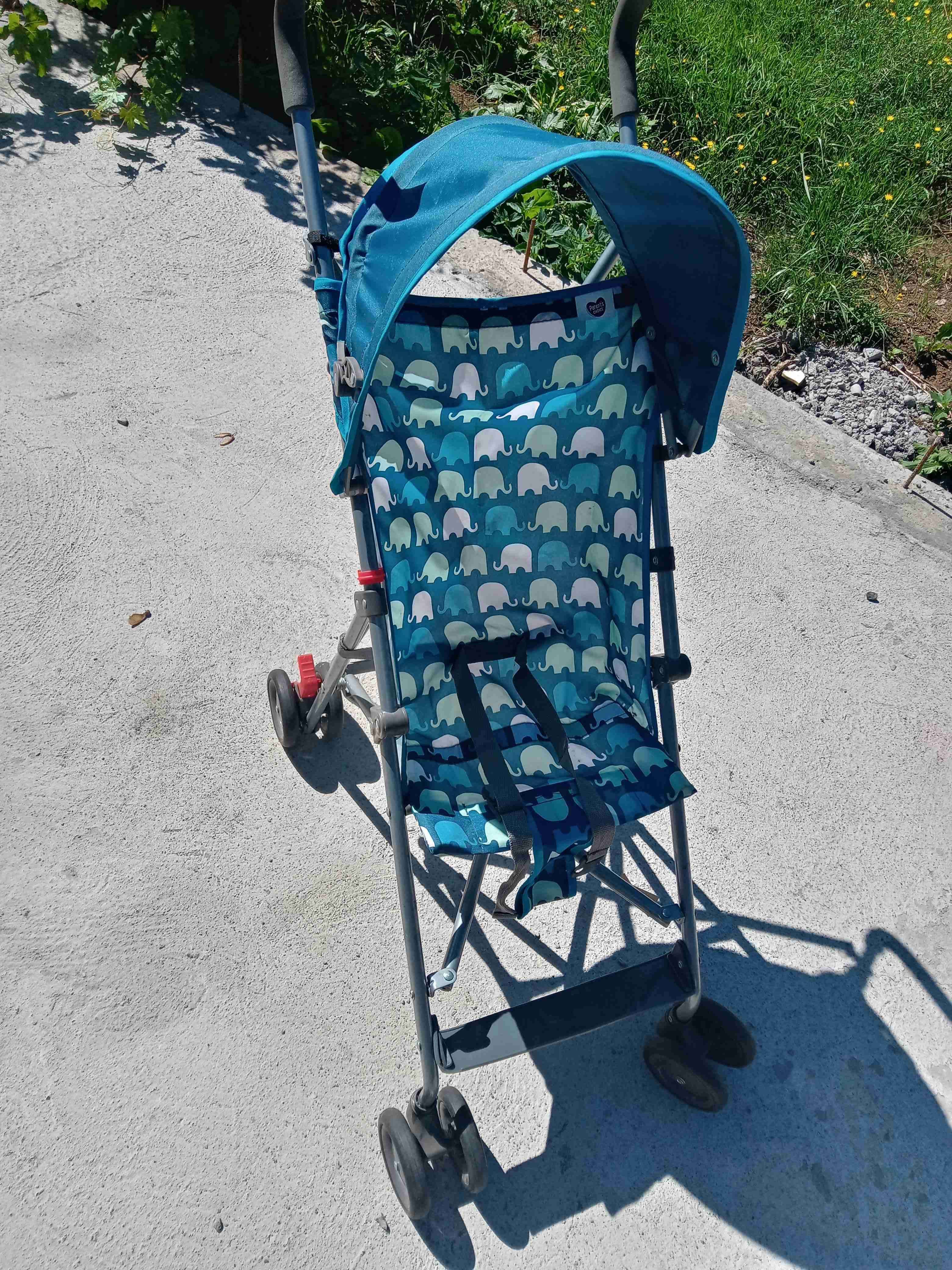 Coche de paseo con diseño de elefantes - miniatura 3