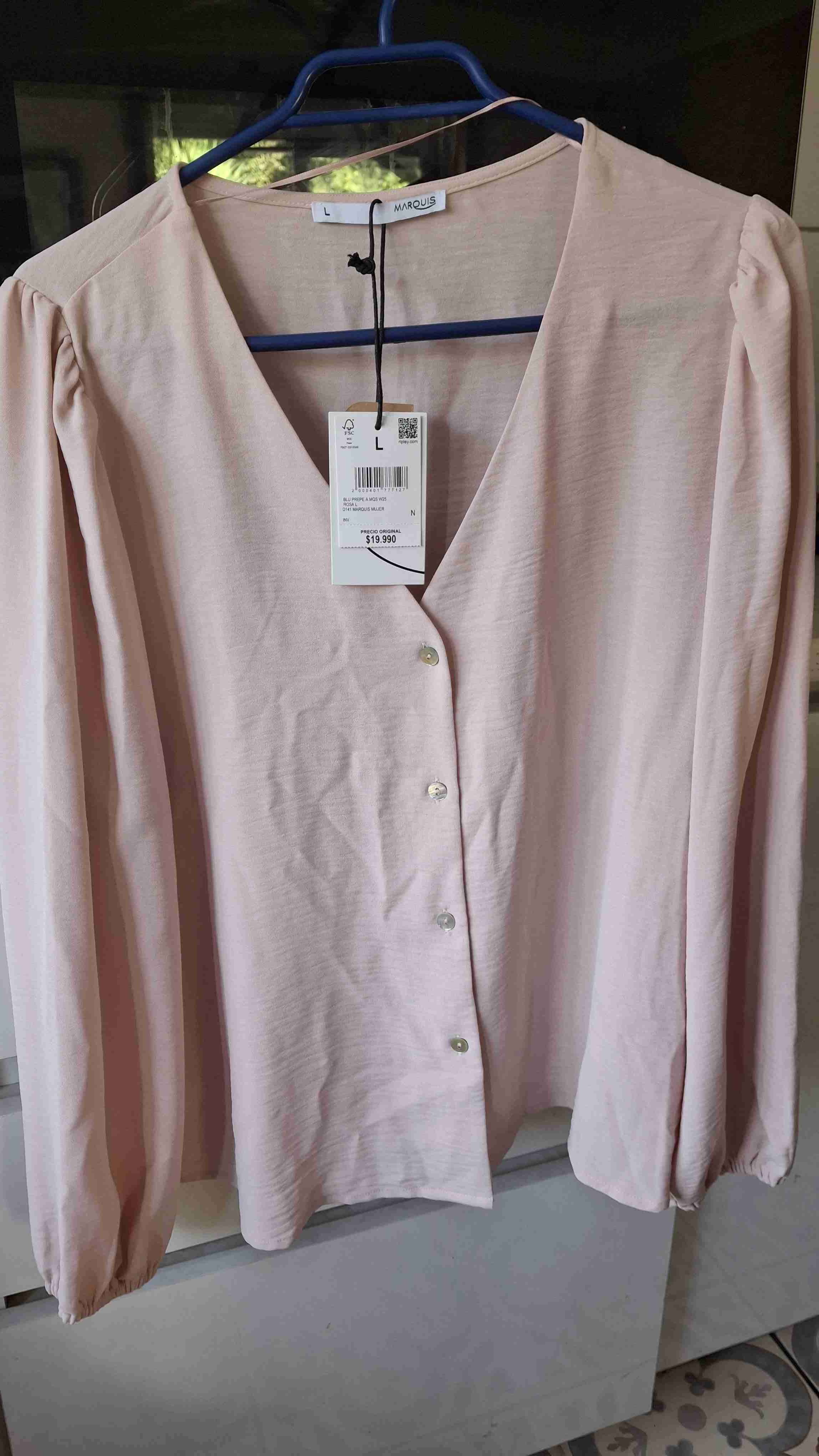 Blusa rosa Marca Marquis talla L - miniatura 2