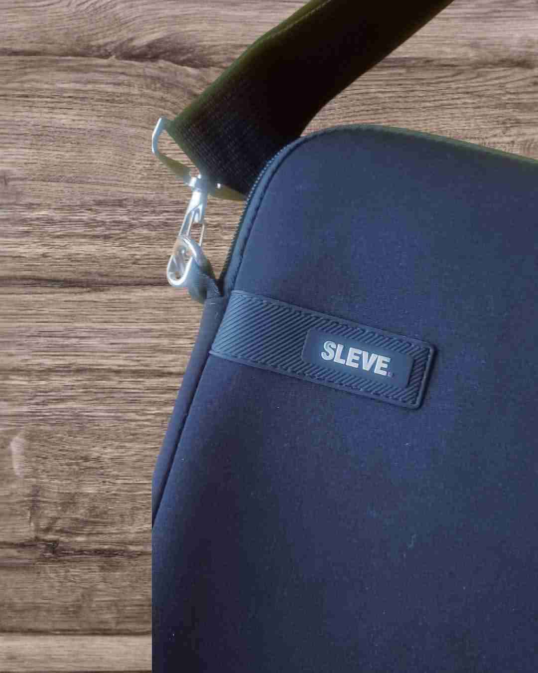 Funda Negra para laptop con correa - miniatura 4