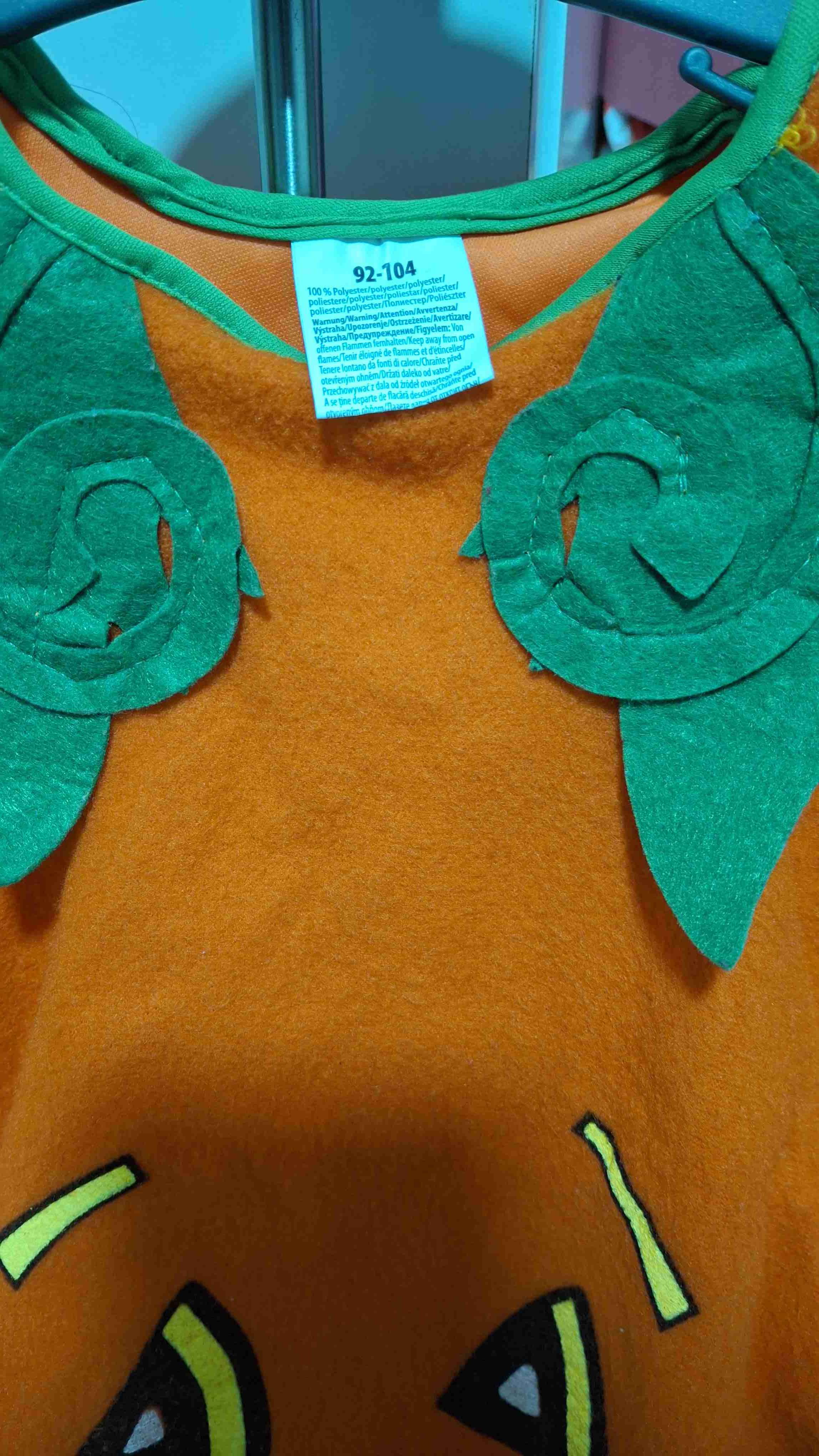 Disfraz de calabaza para bebé - miniatura 2