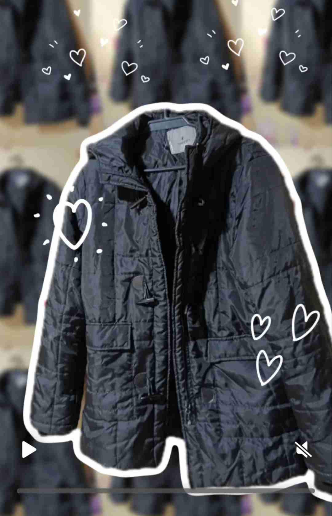 Chaqueta acolchada negra - miniatura 1