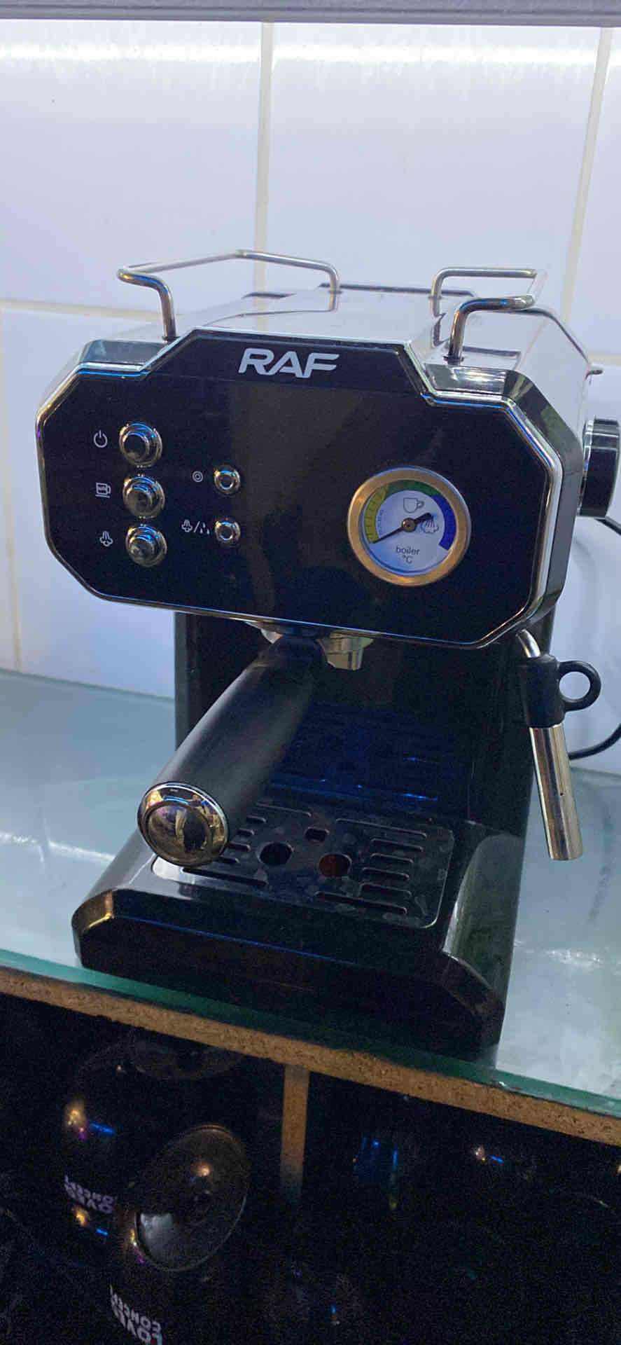 Cafetera espresso RAF negra - miniatura 1