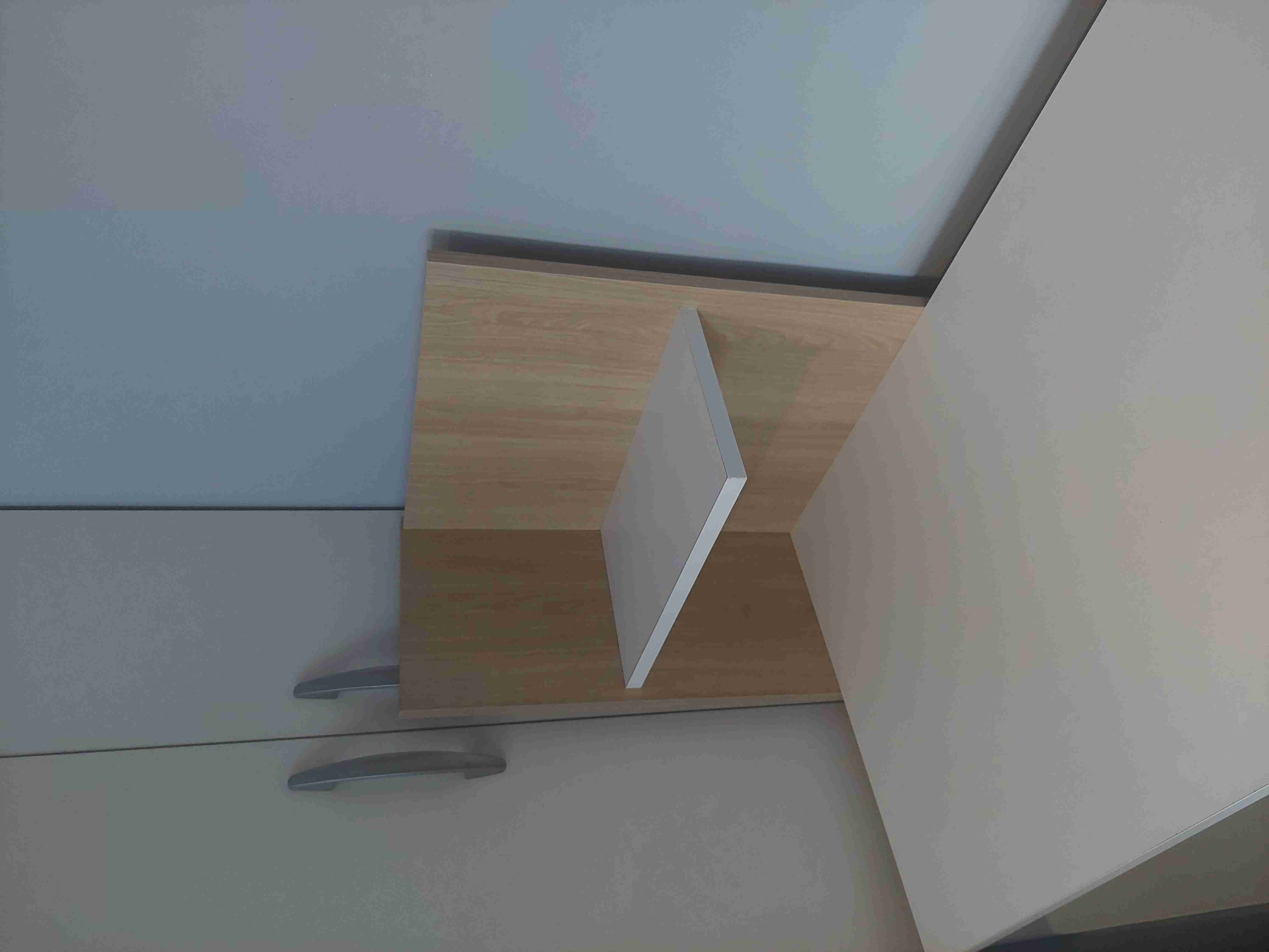 Escritorio con estantes madera - miniatura 3