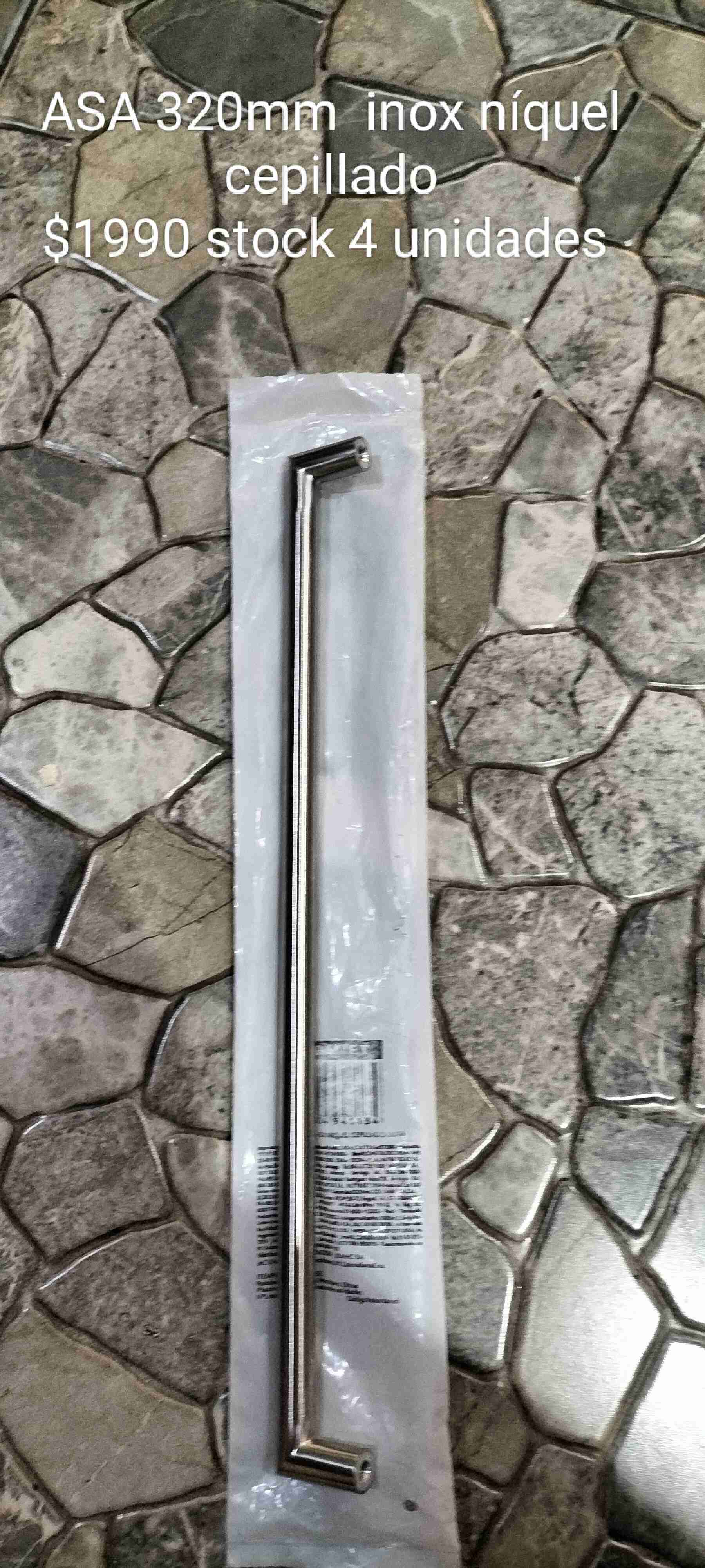 Asa 320mm inox cepillado - miniatura 1