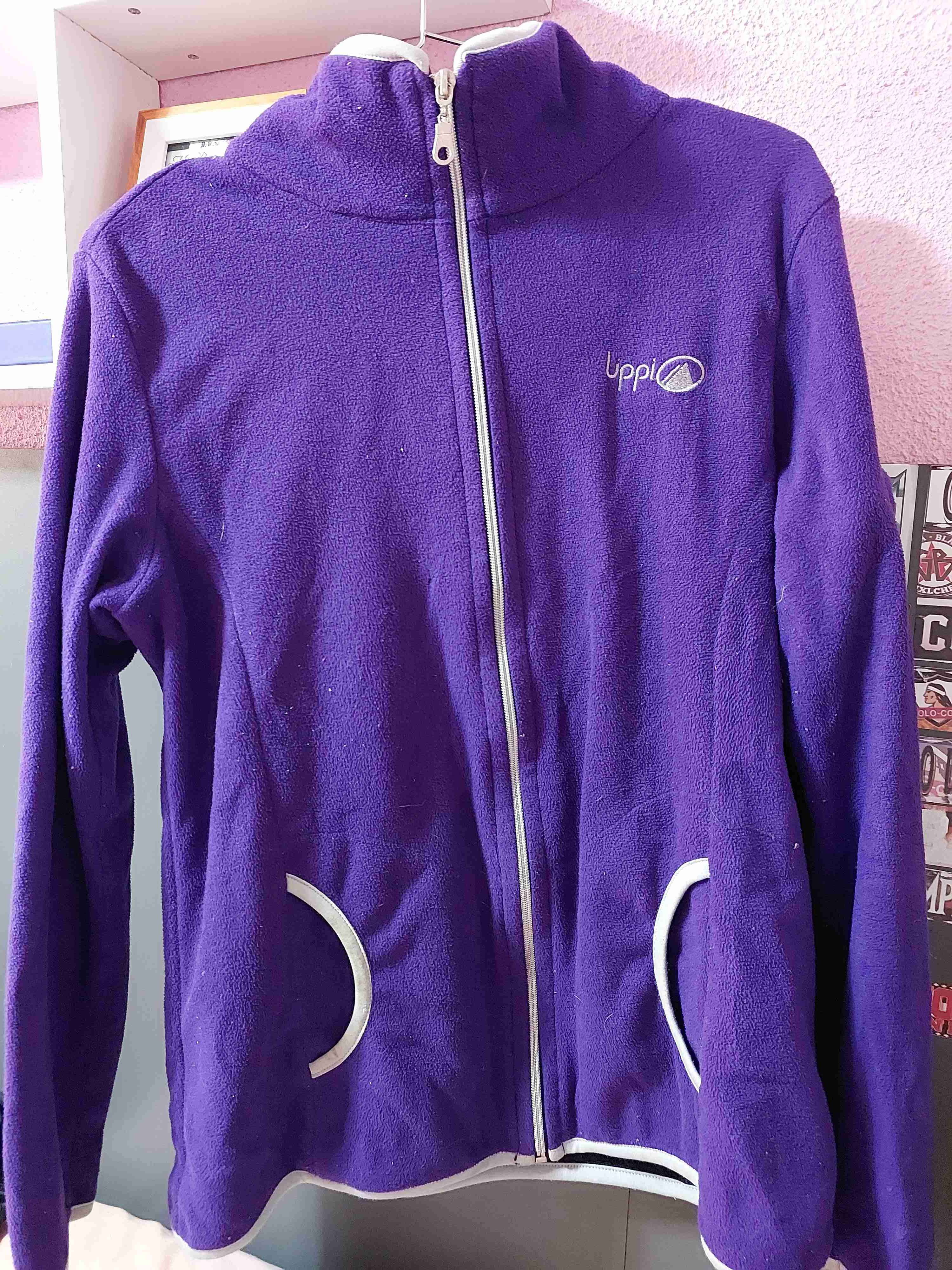 Chaqueta polar morada lippi