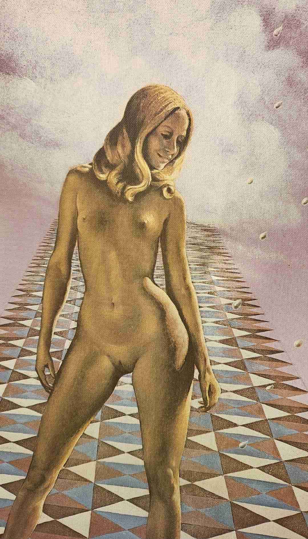 Cuadro de arte surrealista enmarcado - miniatura 2