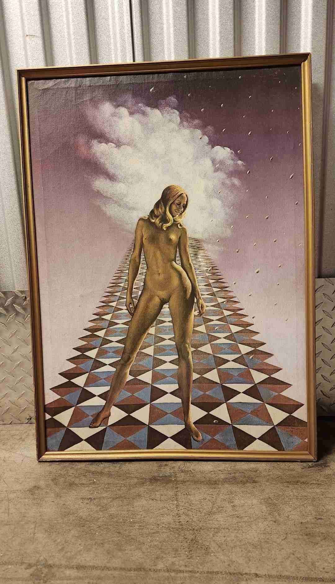 Cuadro de arte surrealista enmarcado - miniatura 5