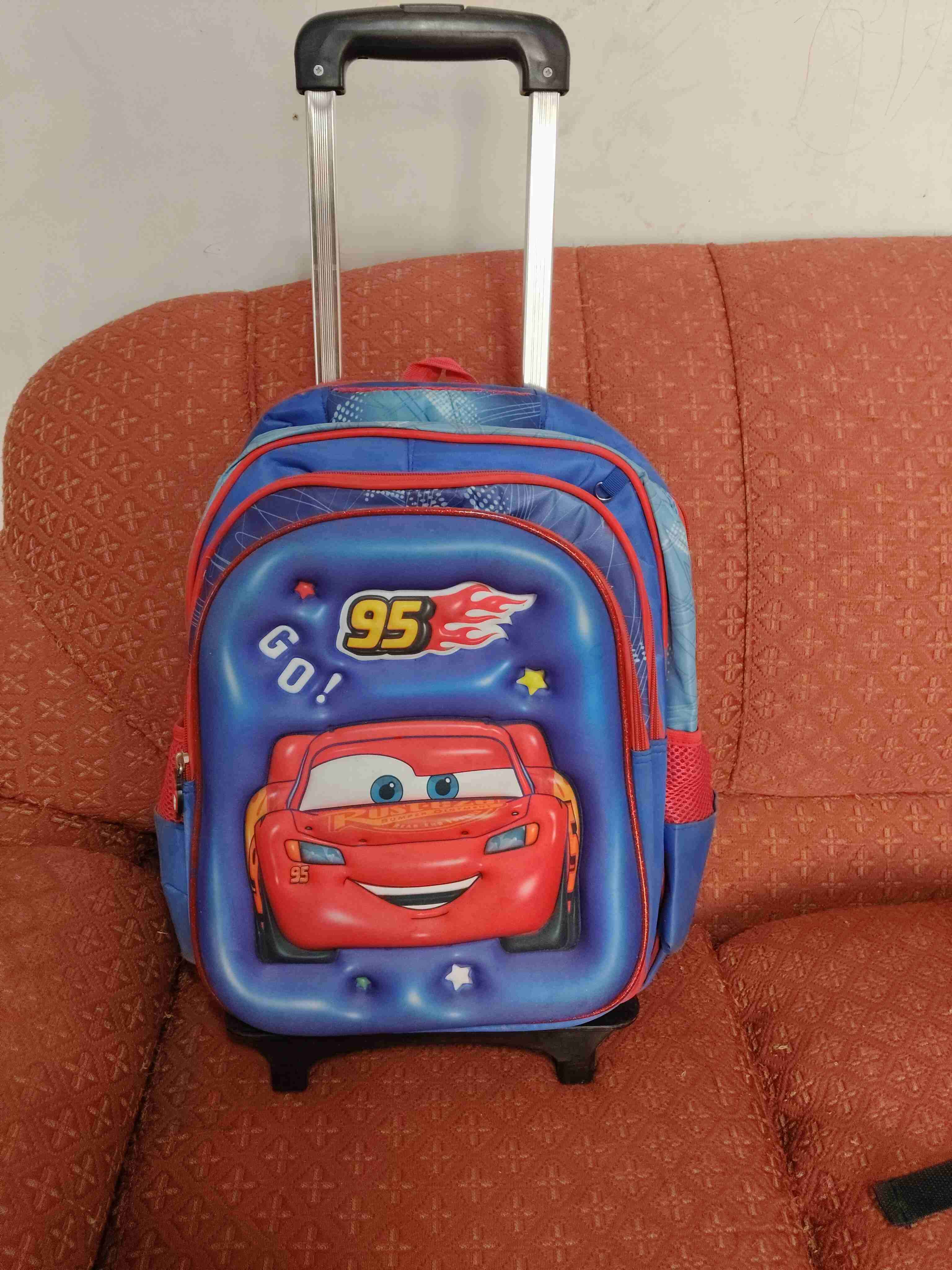 Mochila escolar Cars con ruedas