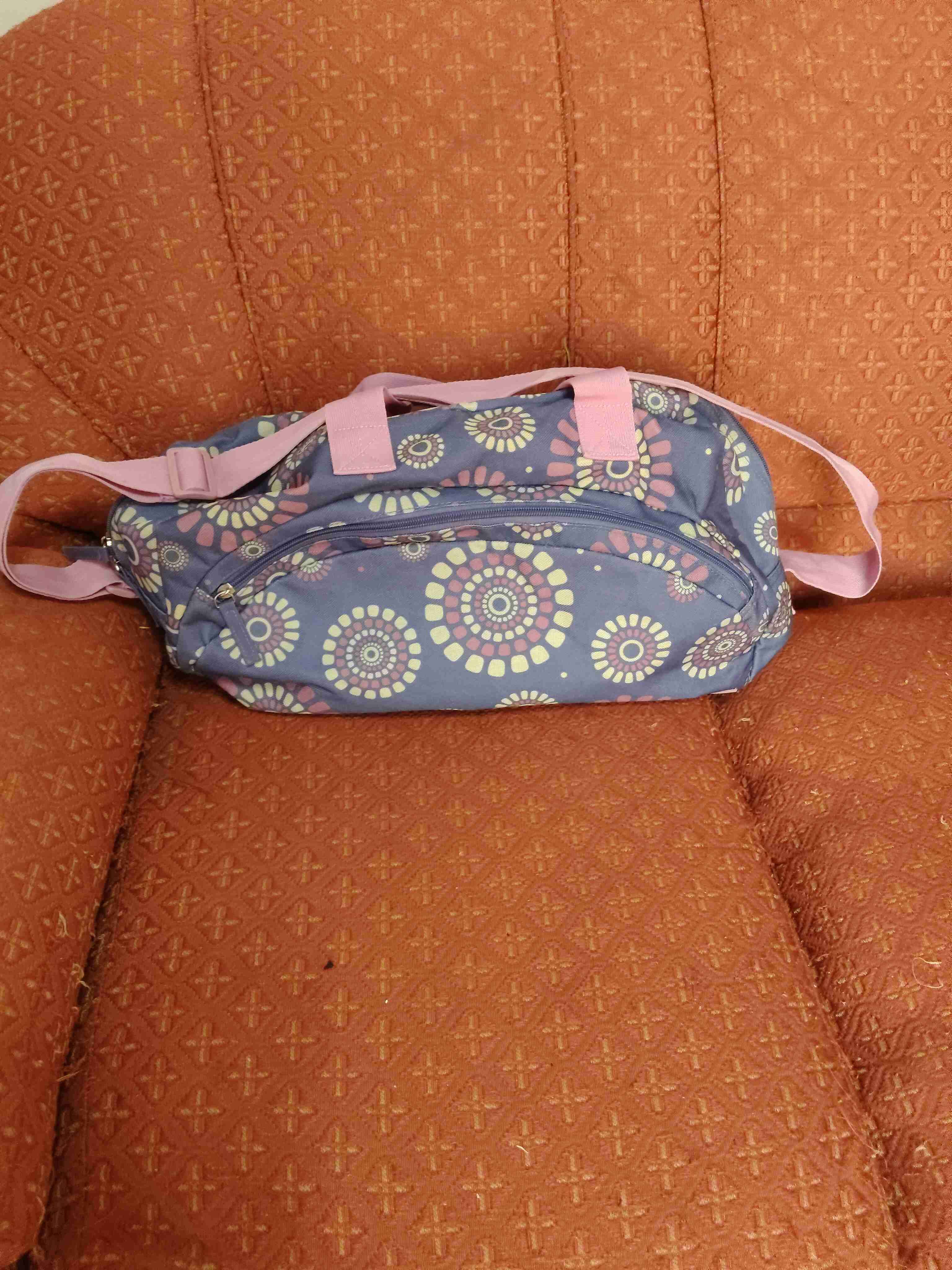 Bolso estampado círculos multicolor
