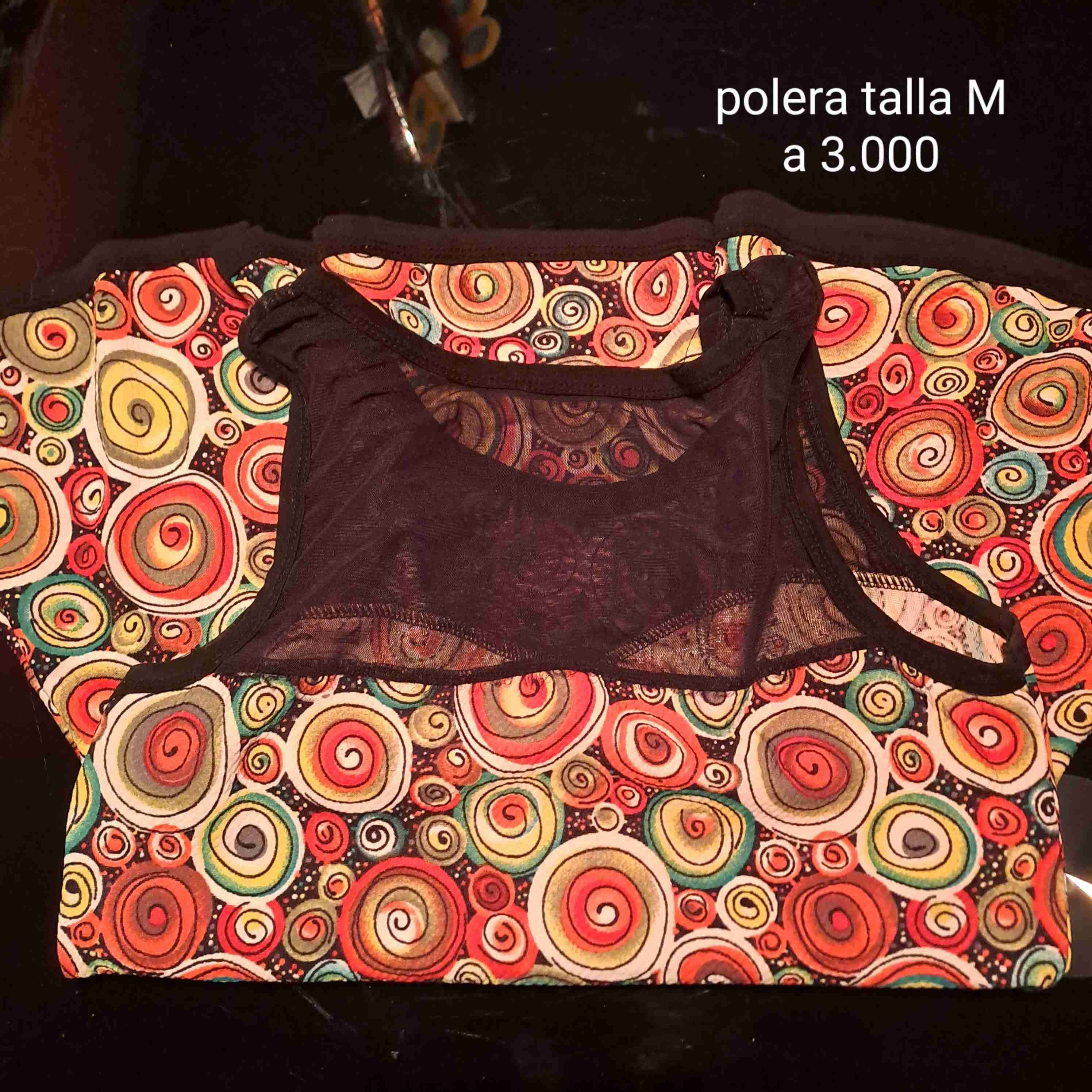 Polera estampada