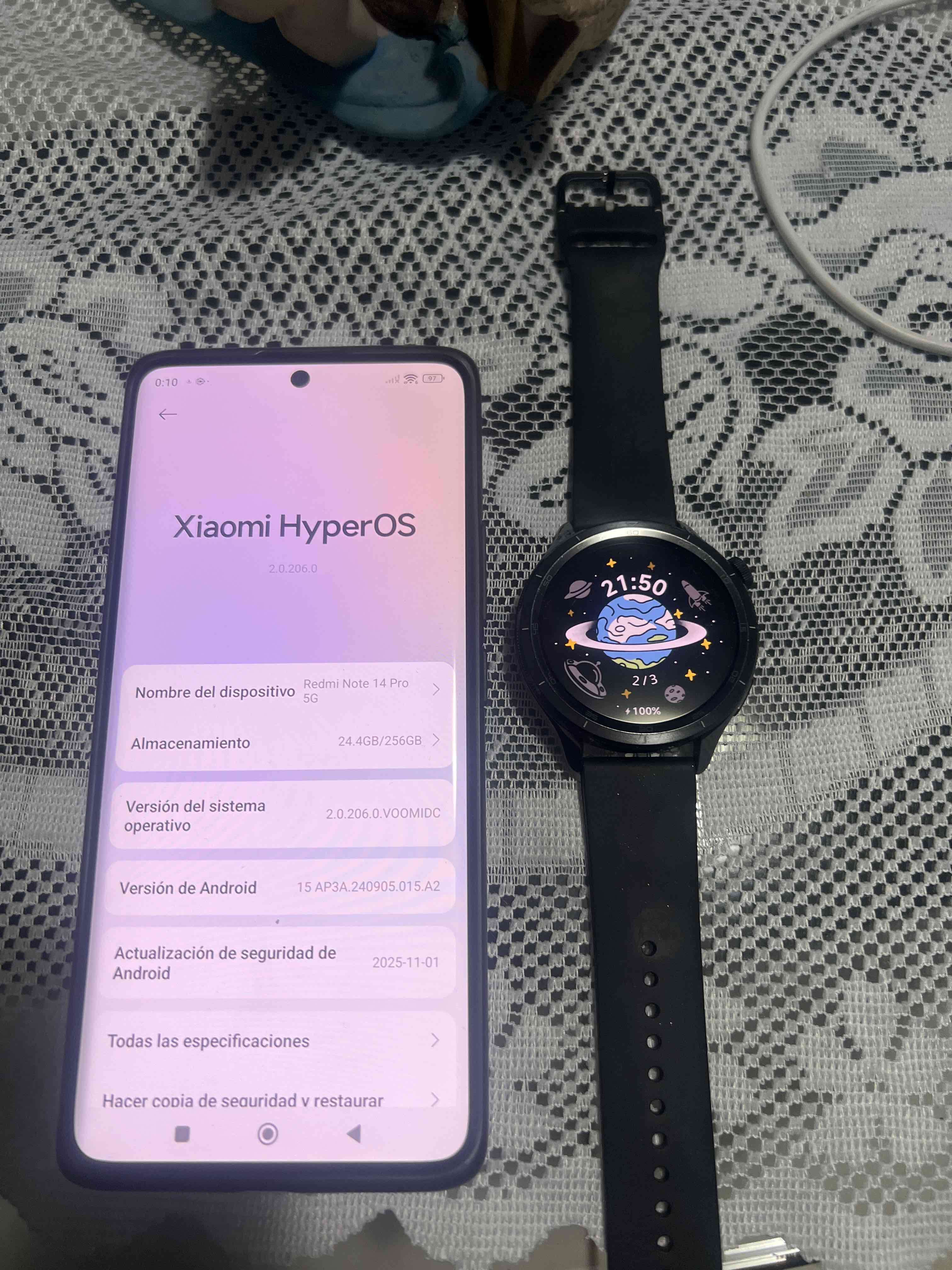 Xiaomi Redmi Note 14 Pro 5G con reloj inteligente - miniatura 1