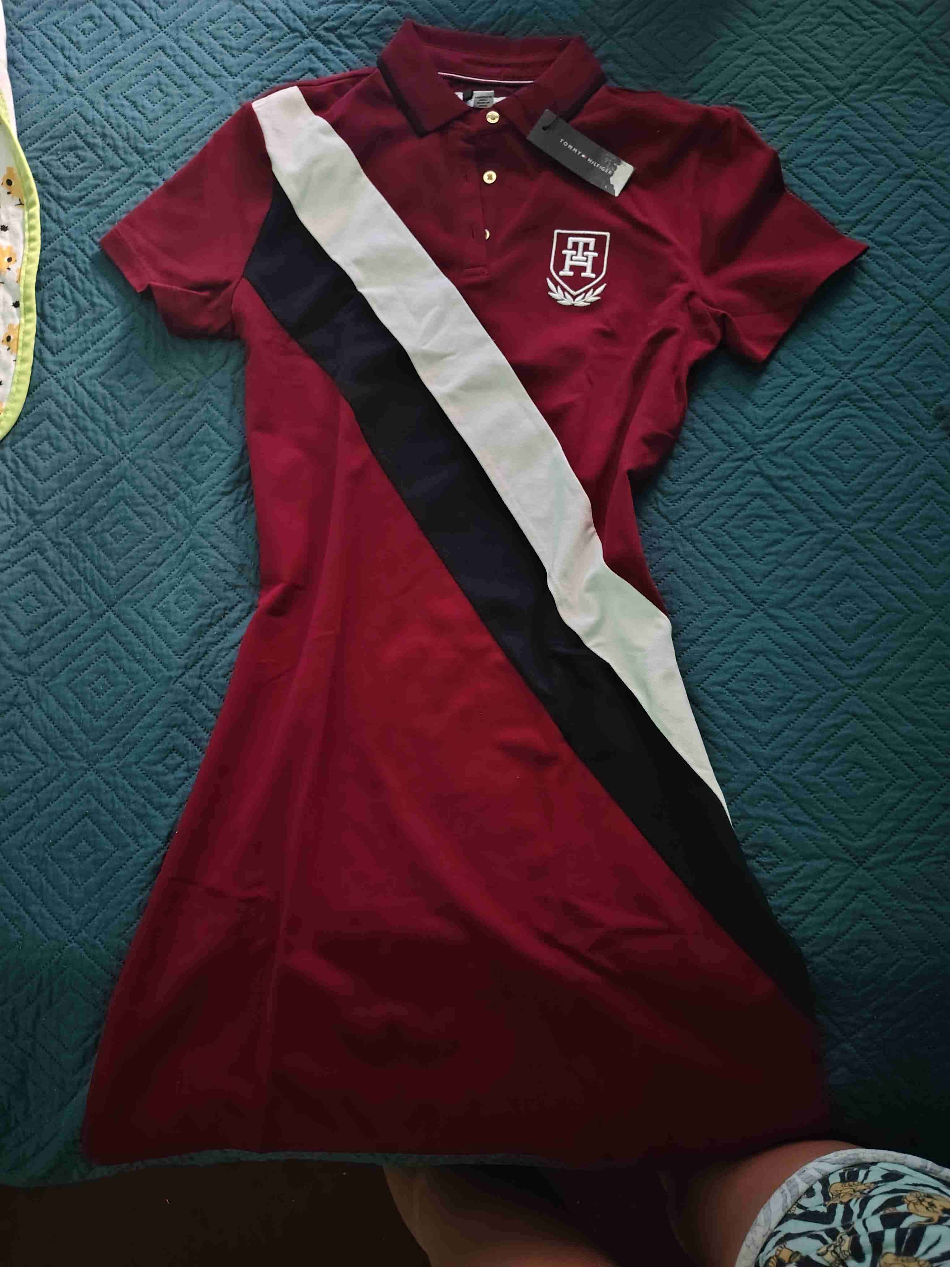 Vestido Tommy Hilfiger rojo con rayas - 3