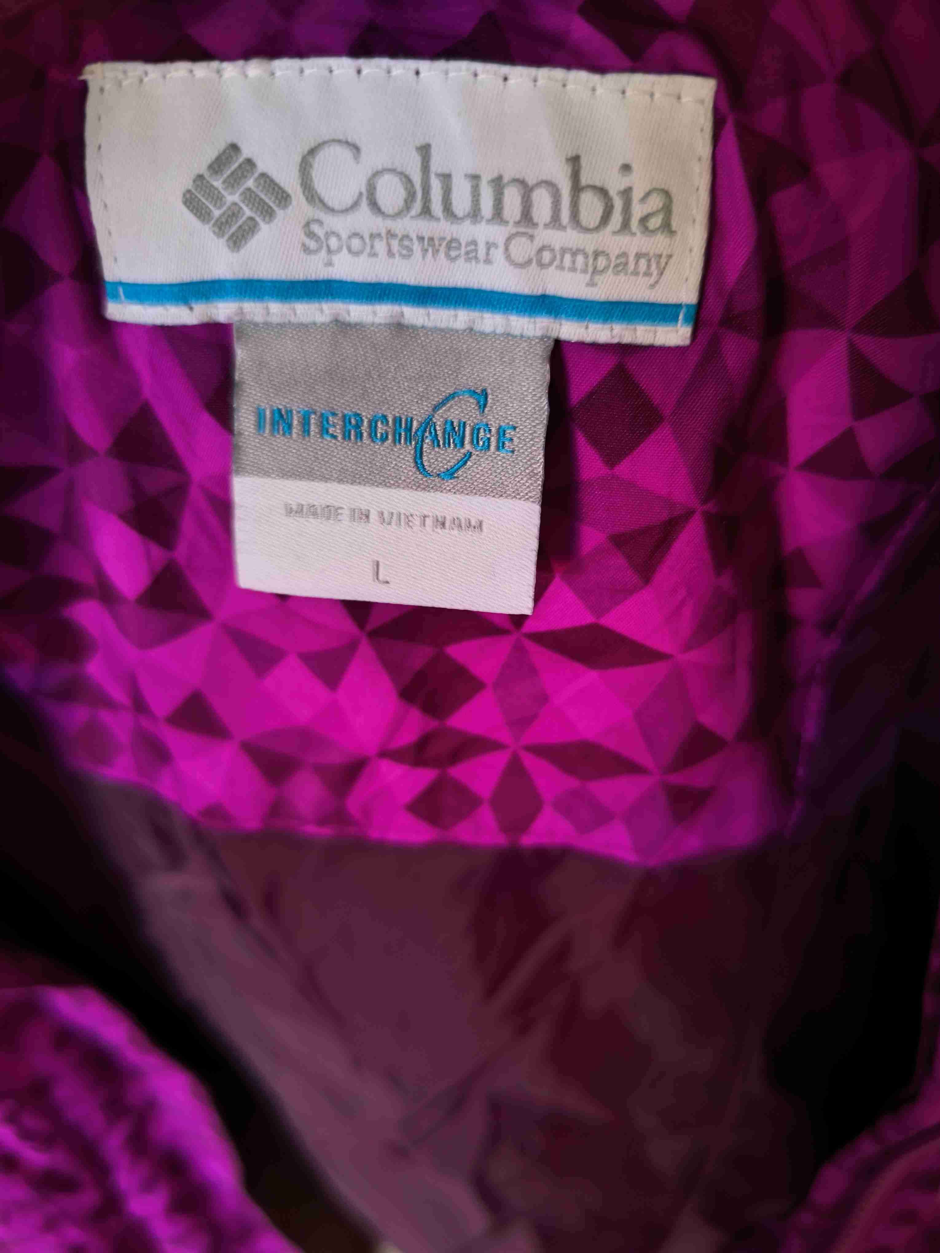 Chaqueta morada Columbia mujer - miniatura 2