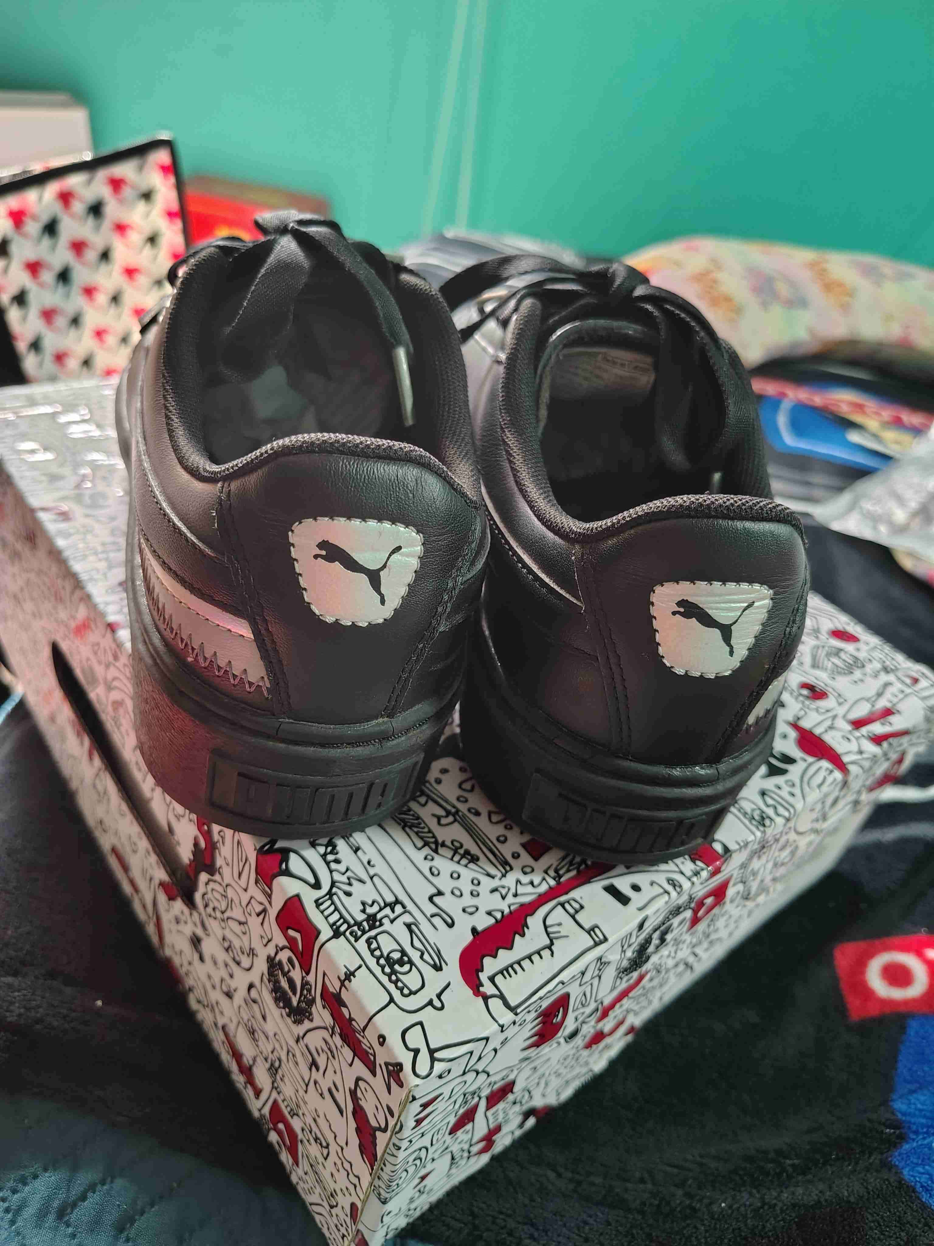 Zapatillas negras Puma Basket - 2