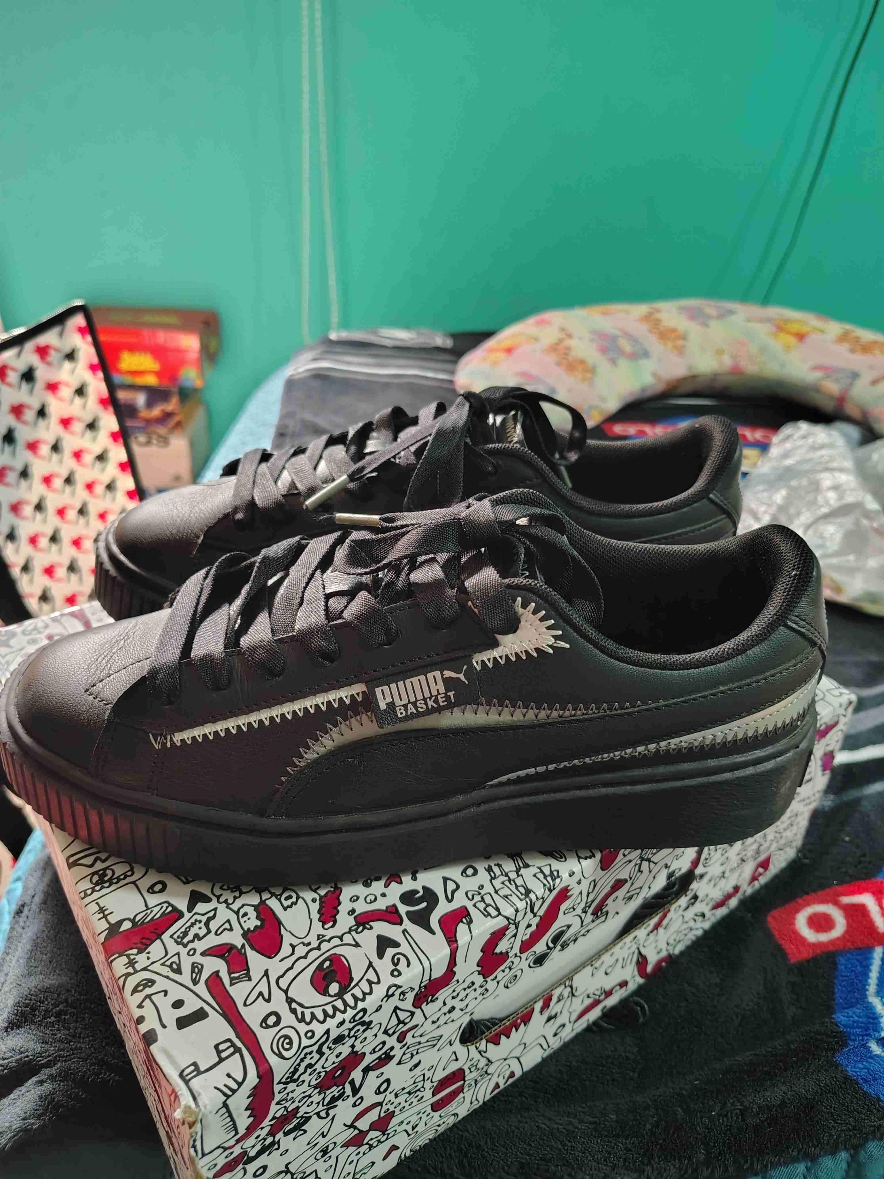 Zapatillas negras Puma Basket - 3