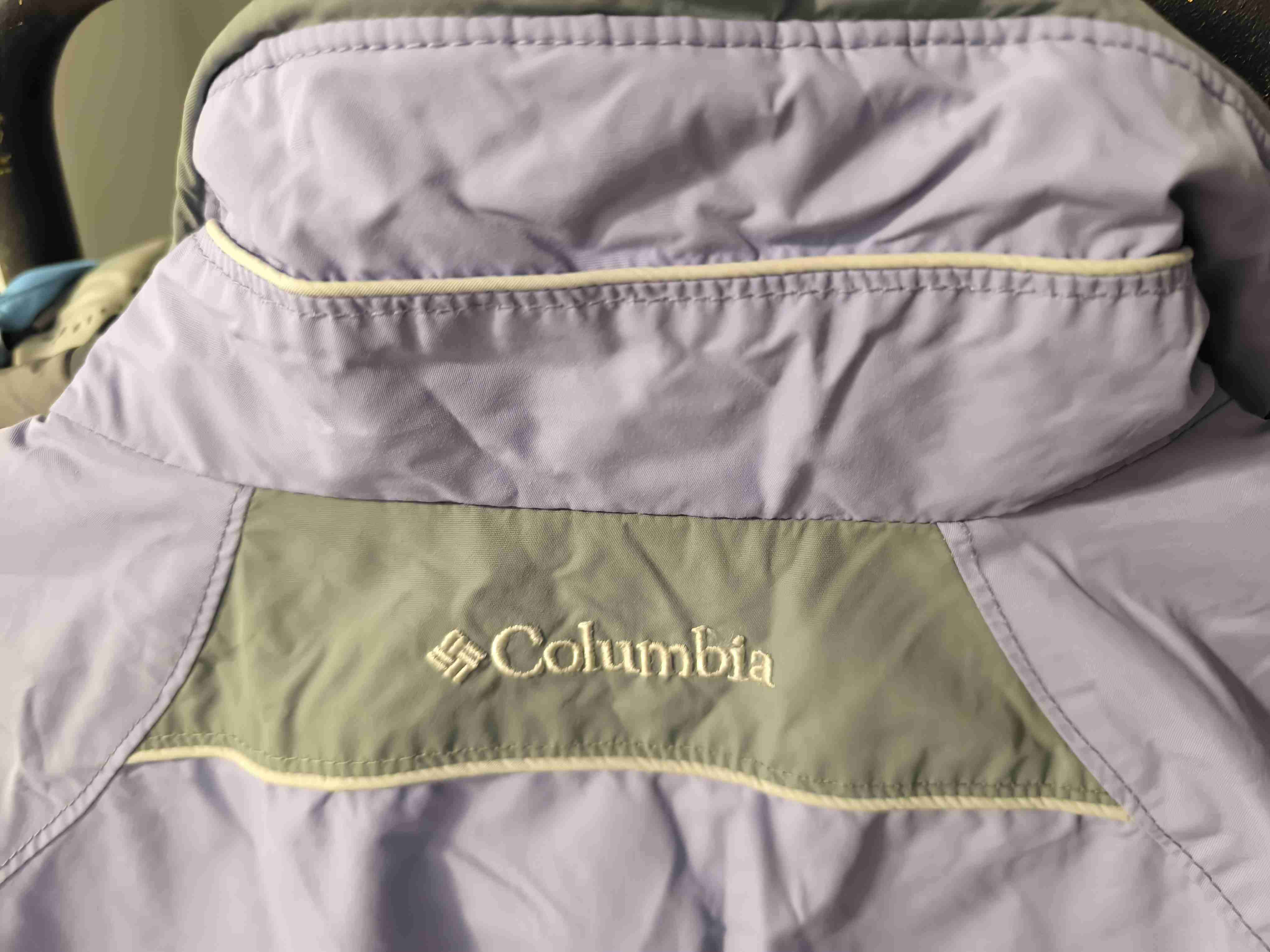 Chaqueta verde limón y gris Columbia - 1