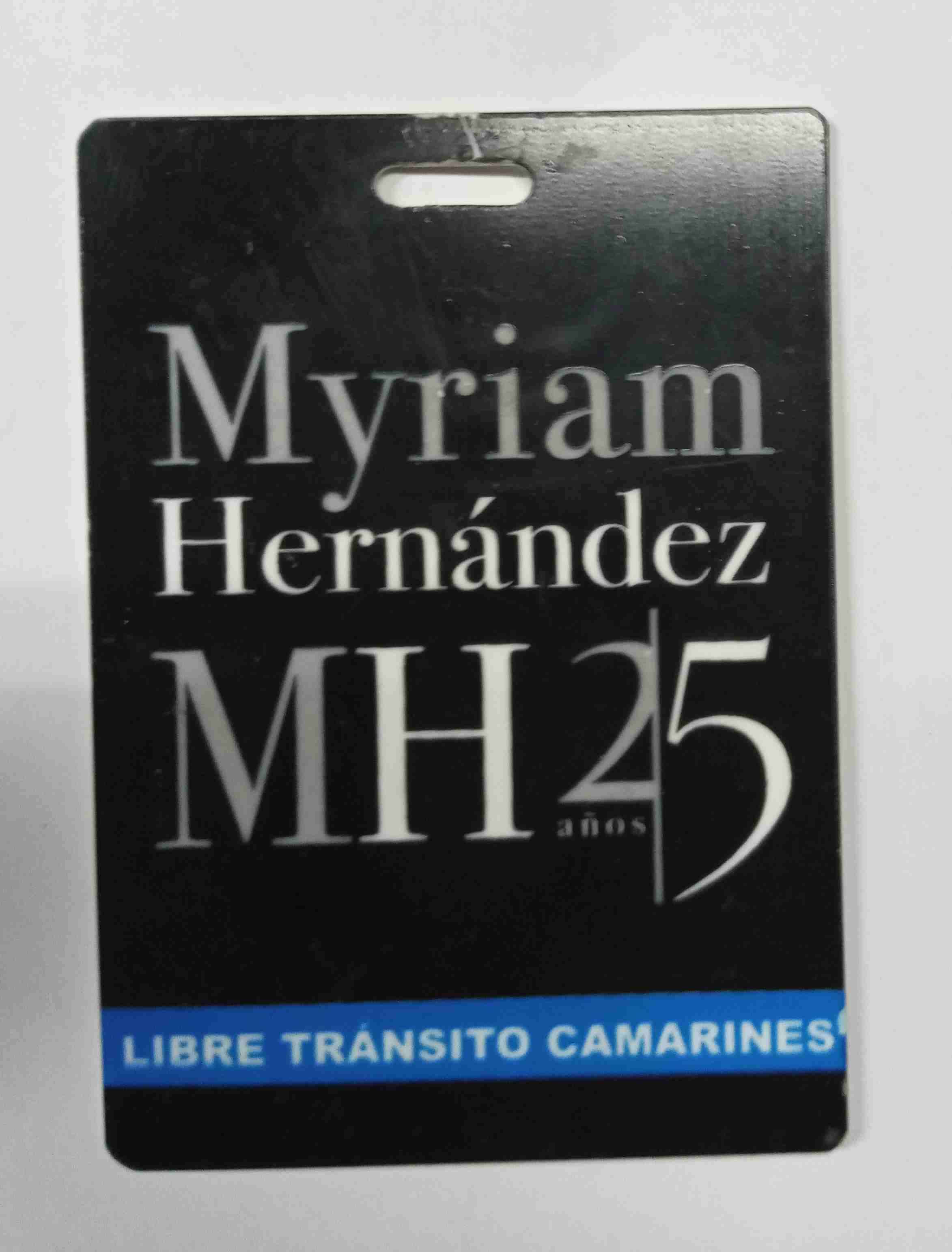 Pase de concierto Myriam Hernández