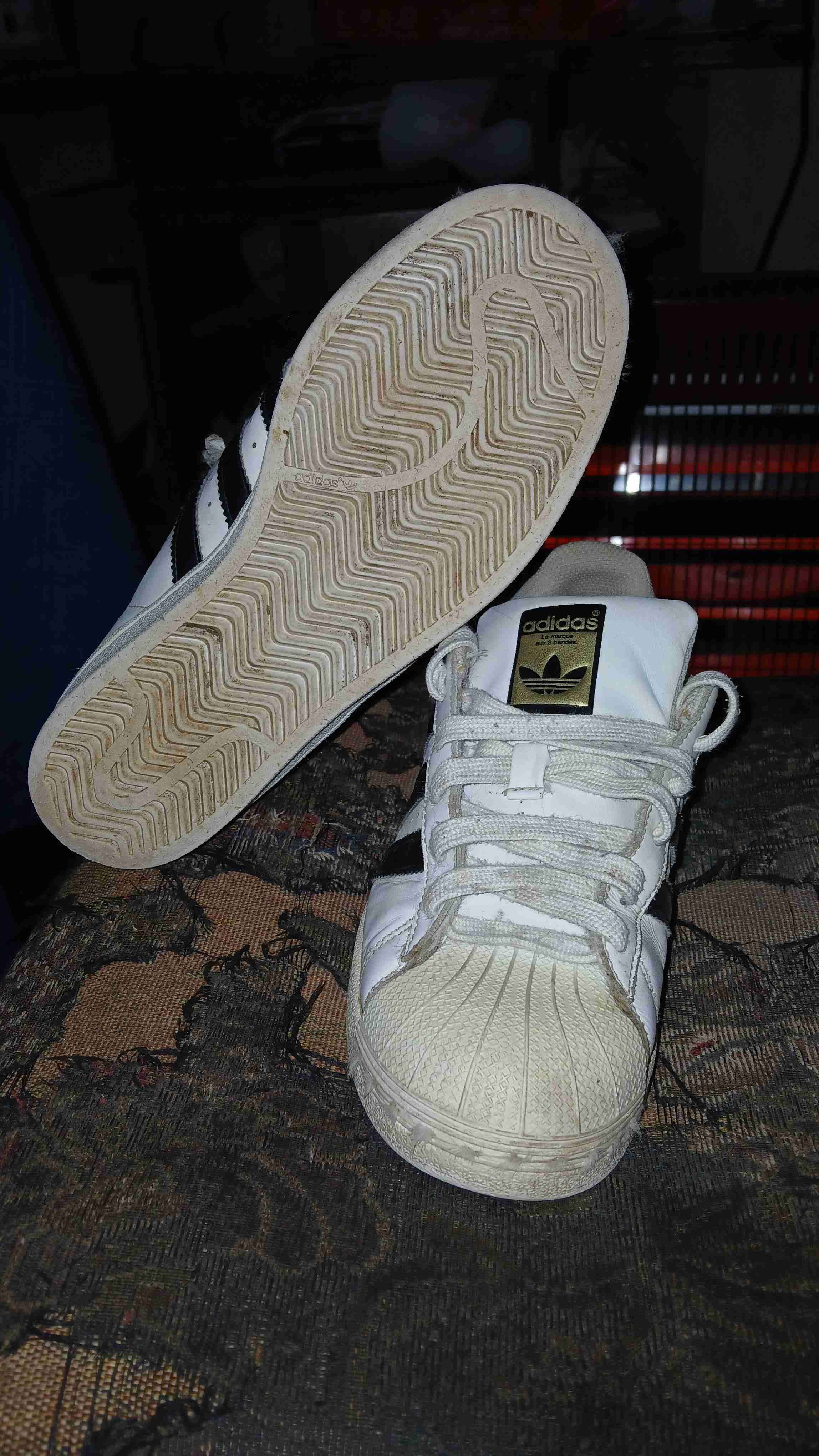 Zapatillas blancas Adidas Superstar - 4