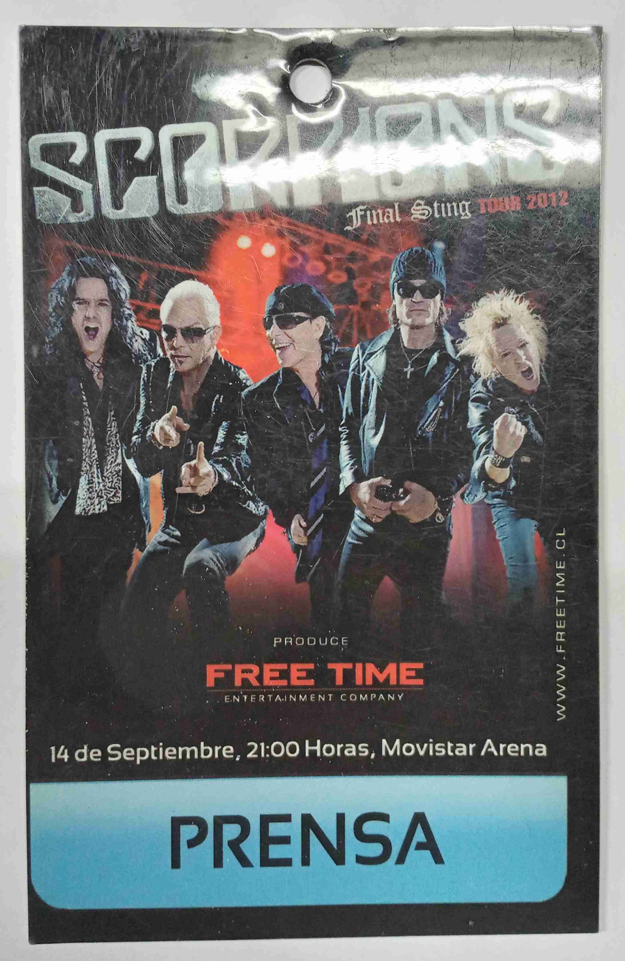 Pase de prensa Scorpions 2012