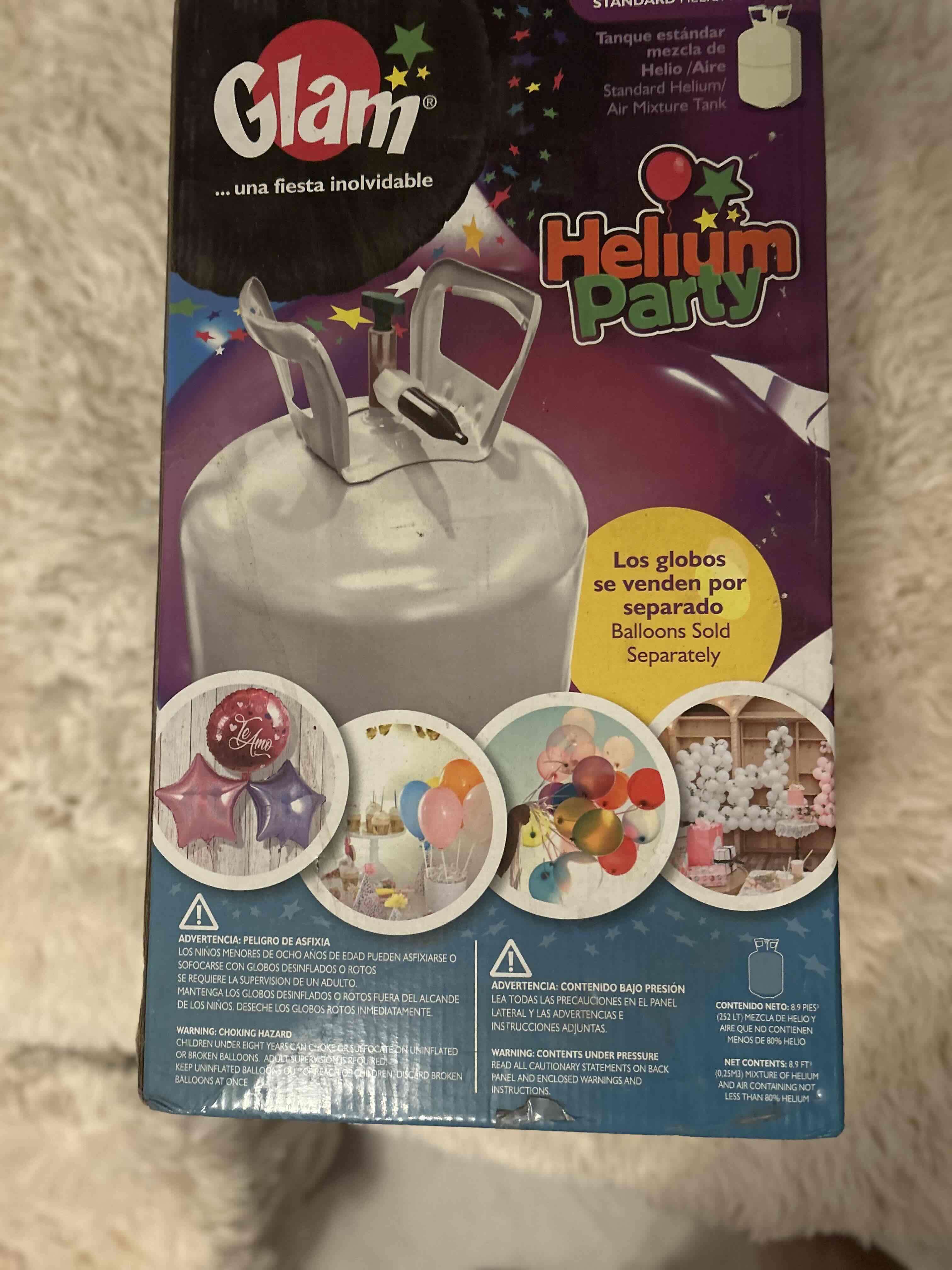 Tanque de helio para fiestas - miniatura 1